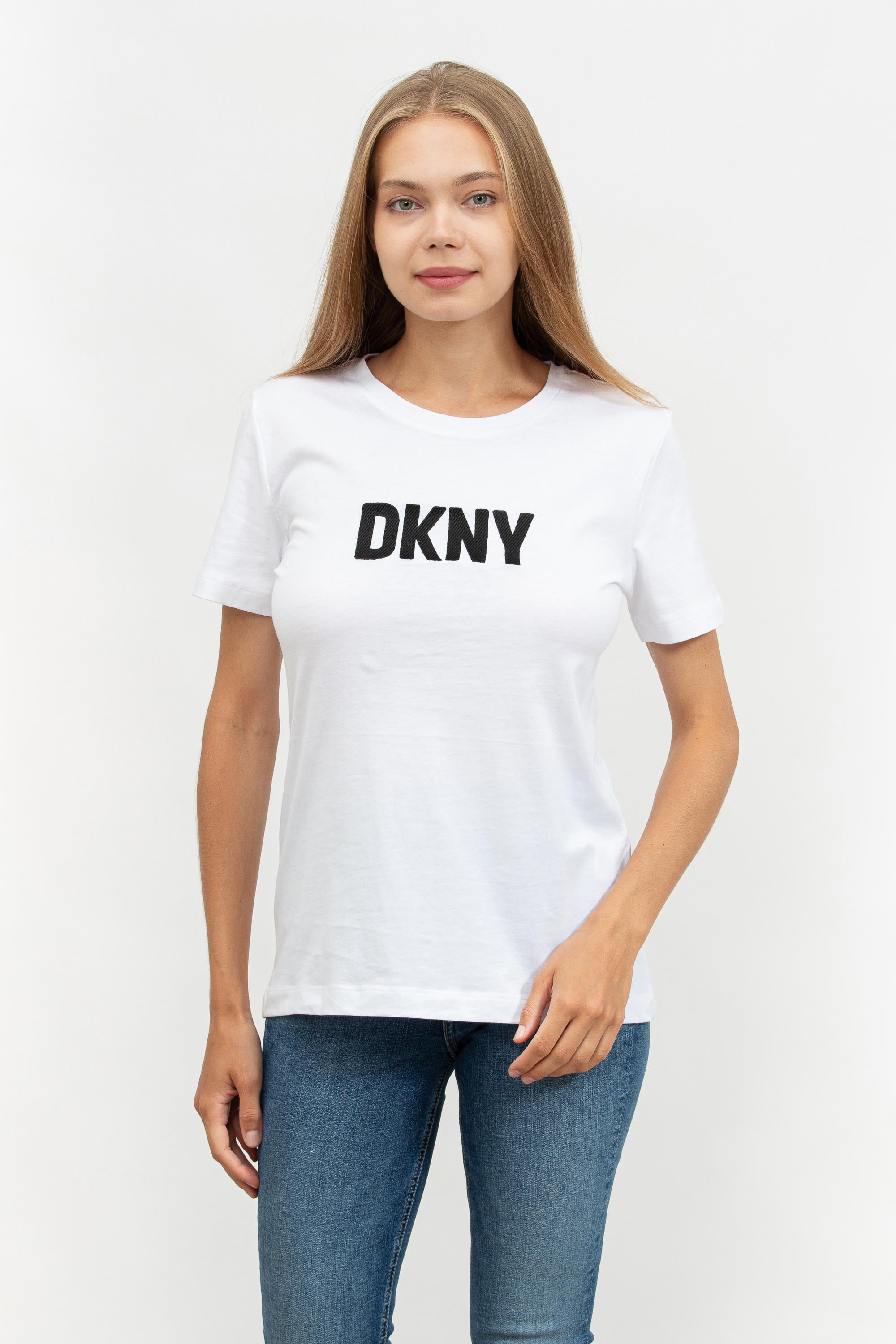 DKNY Kadın Bisiklet Yaka T-Shirt