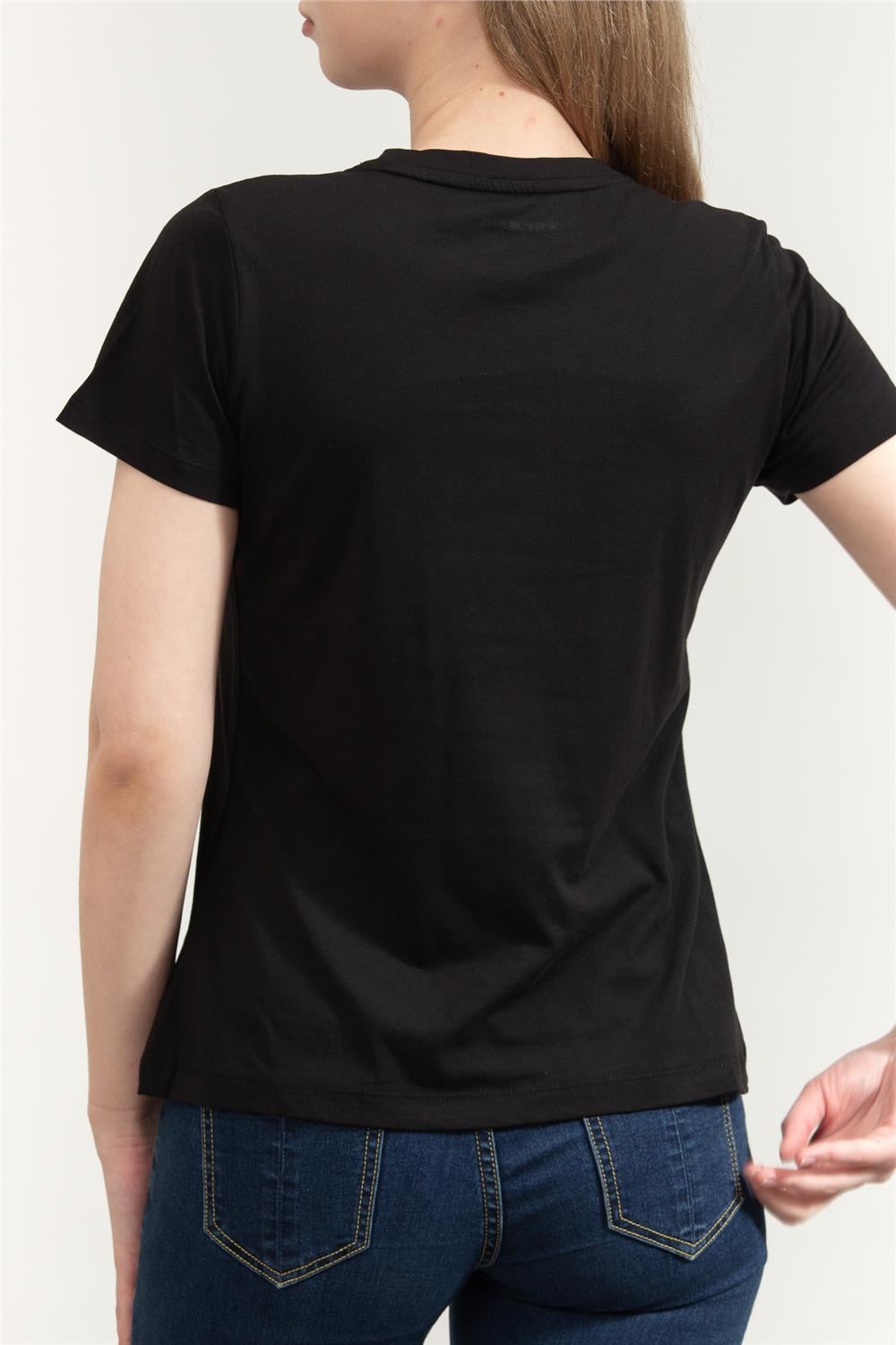 DKNY Kadın Bisiklet Yaka T-Shirt