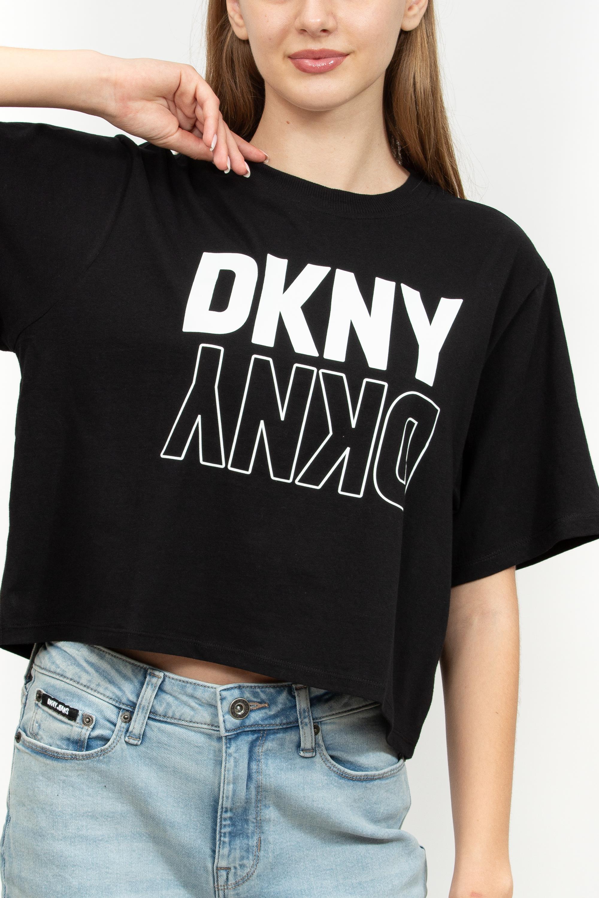DKNY Kadın Bisiklet Yaka T-Shirt