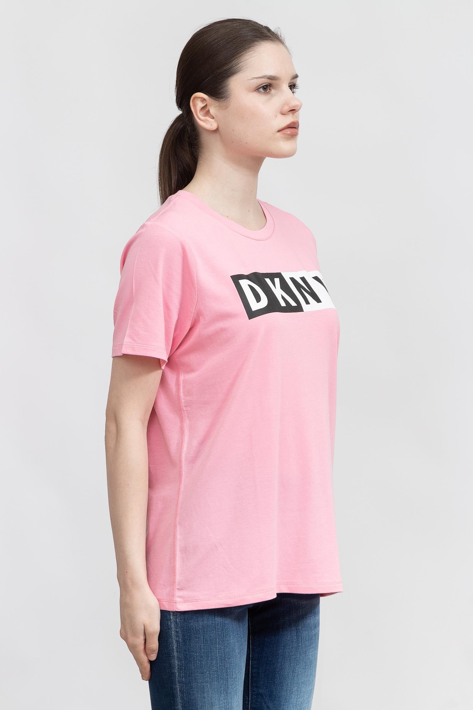 DKNY Kadın Bisiklet Yaka T-Shirt