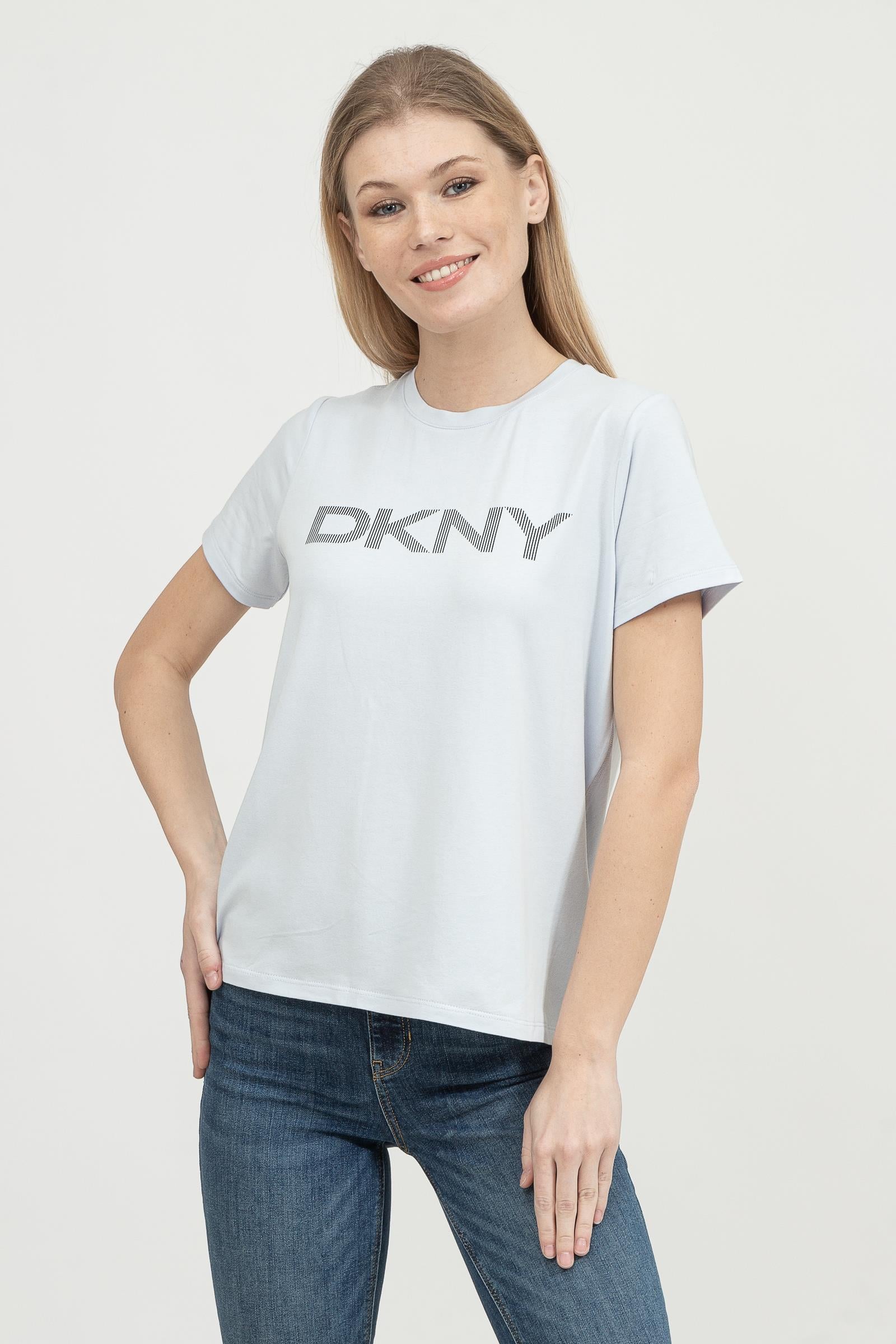DKNY Kadın Bisiklet Yaka T-Shirt