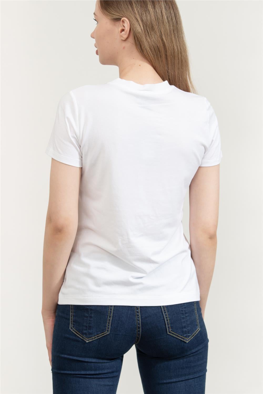 DKNY Kadın Bisiklet Yaka T-Shirt