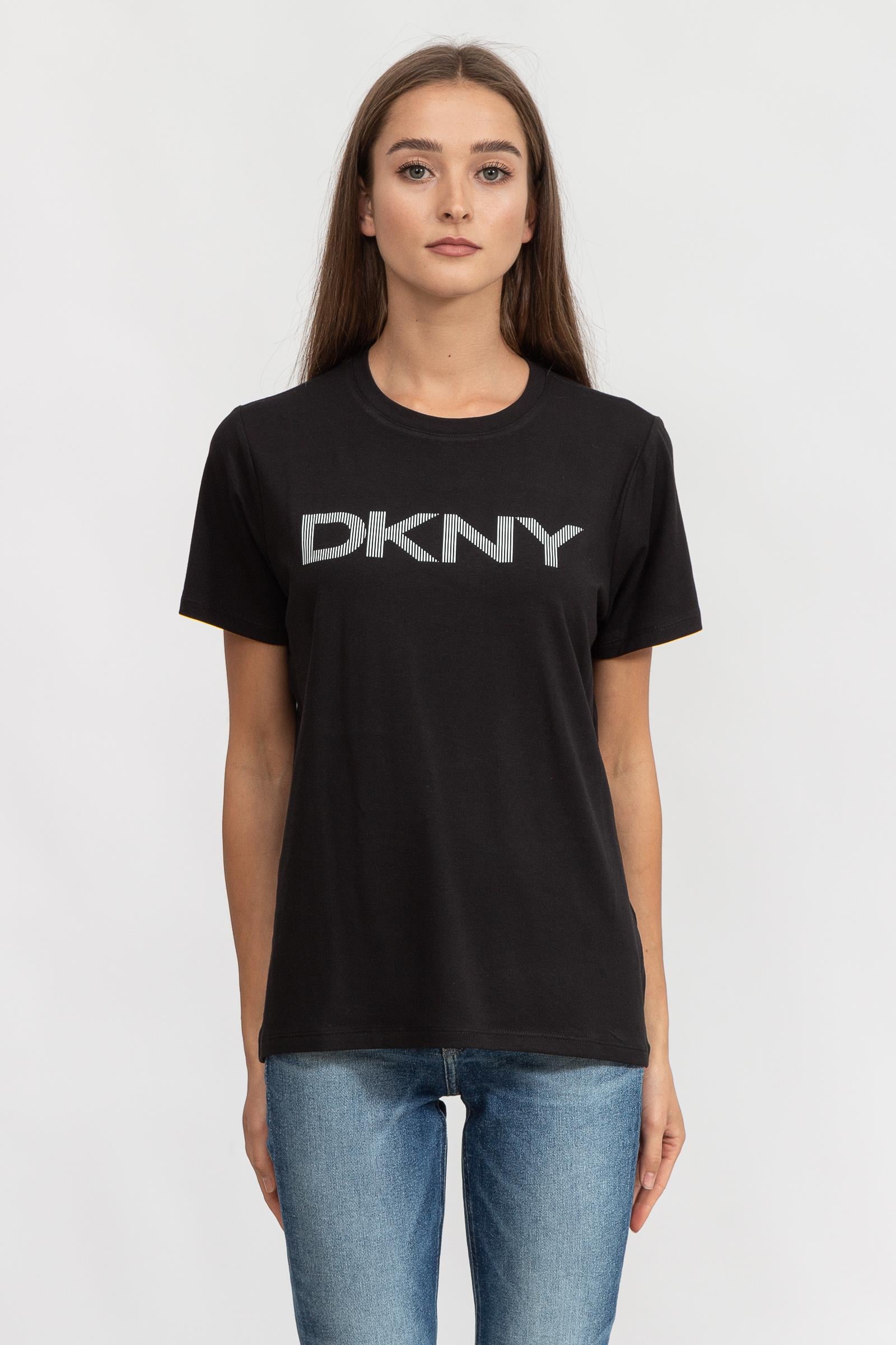 DKNY Kadın Bisiklet Yaka T-Shirt