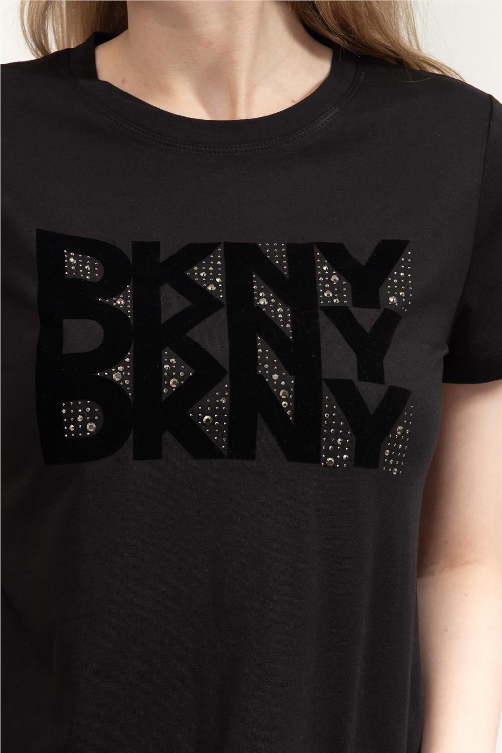 DKNY Kadın Bisiklet Yaka T-Shirt