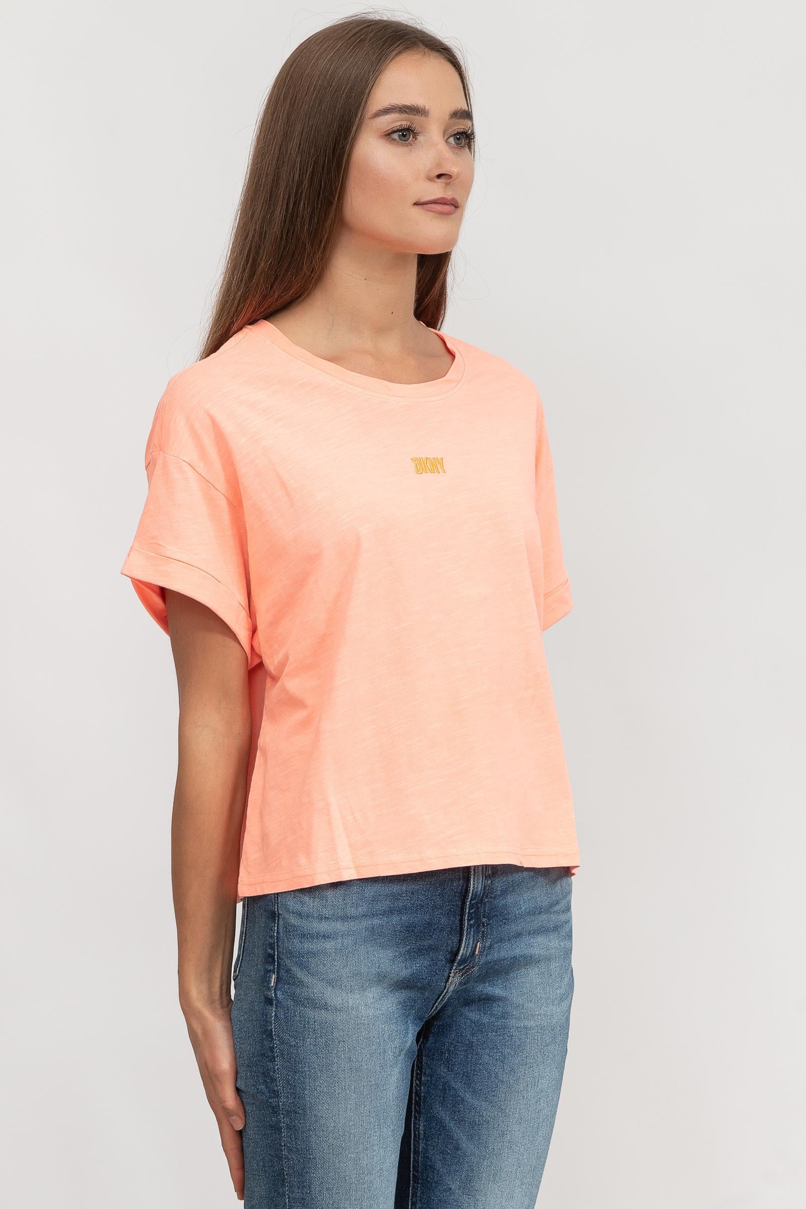 DKNY Kadın Bisiklet Yaka T-Shirt