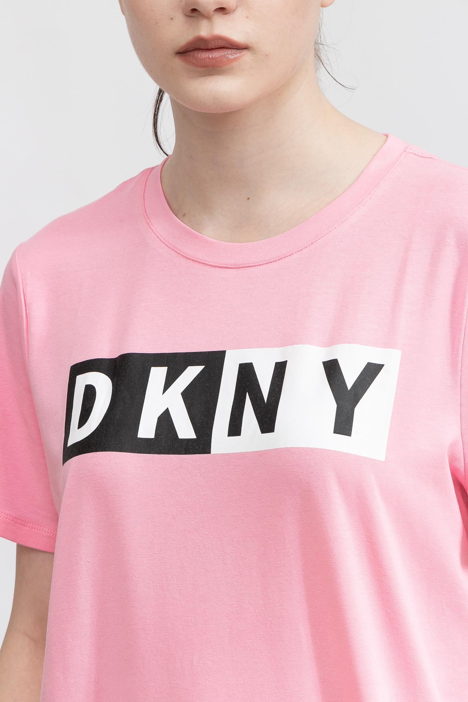 DKNY Kadın Bisiklet Yaka T-Shirt