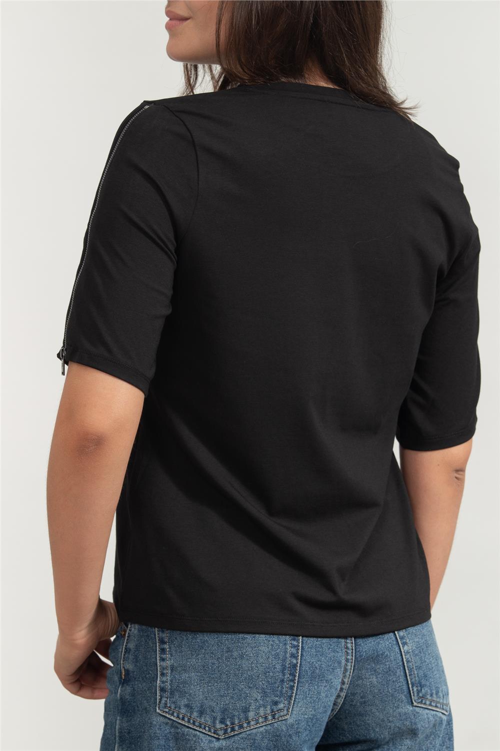 DKNY Kadın Bisiklet Yaka T-Shirt