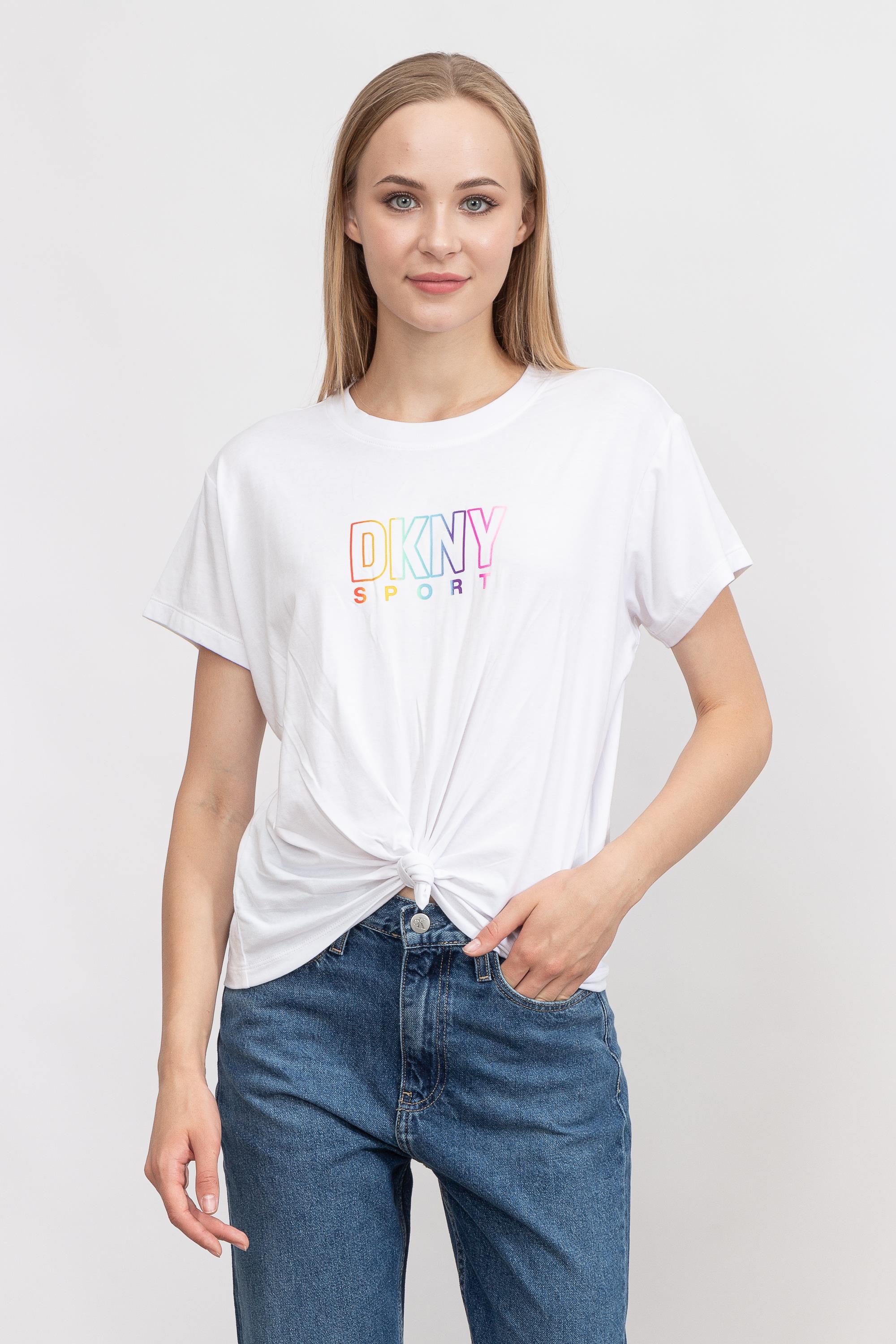 DKNY Kadın Bisiklet Yaka T-Shirt