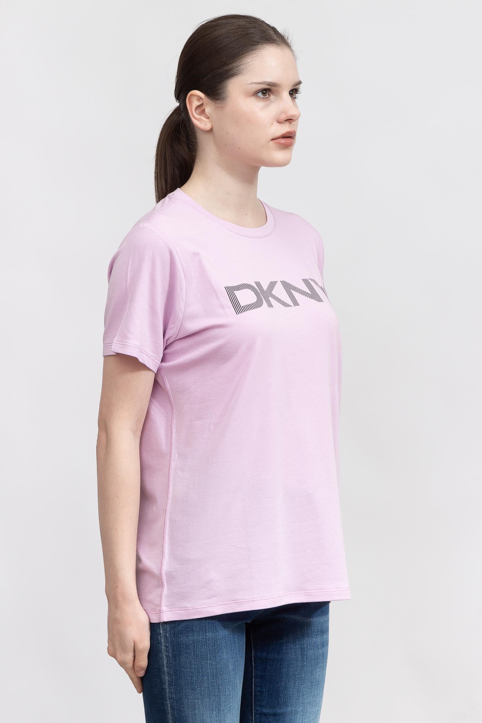 DKNY Kadın Bisiklet Yaka T-Shirt