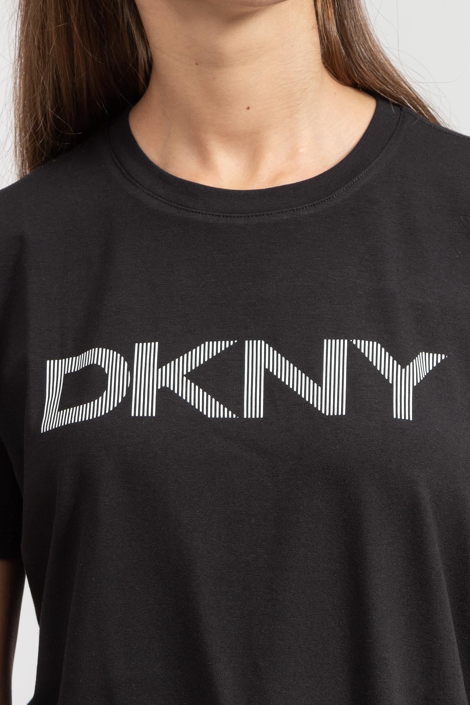 DKNY Kadın Bisiklet Yaka T-Shirt