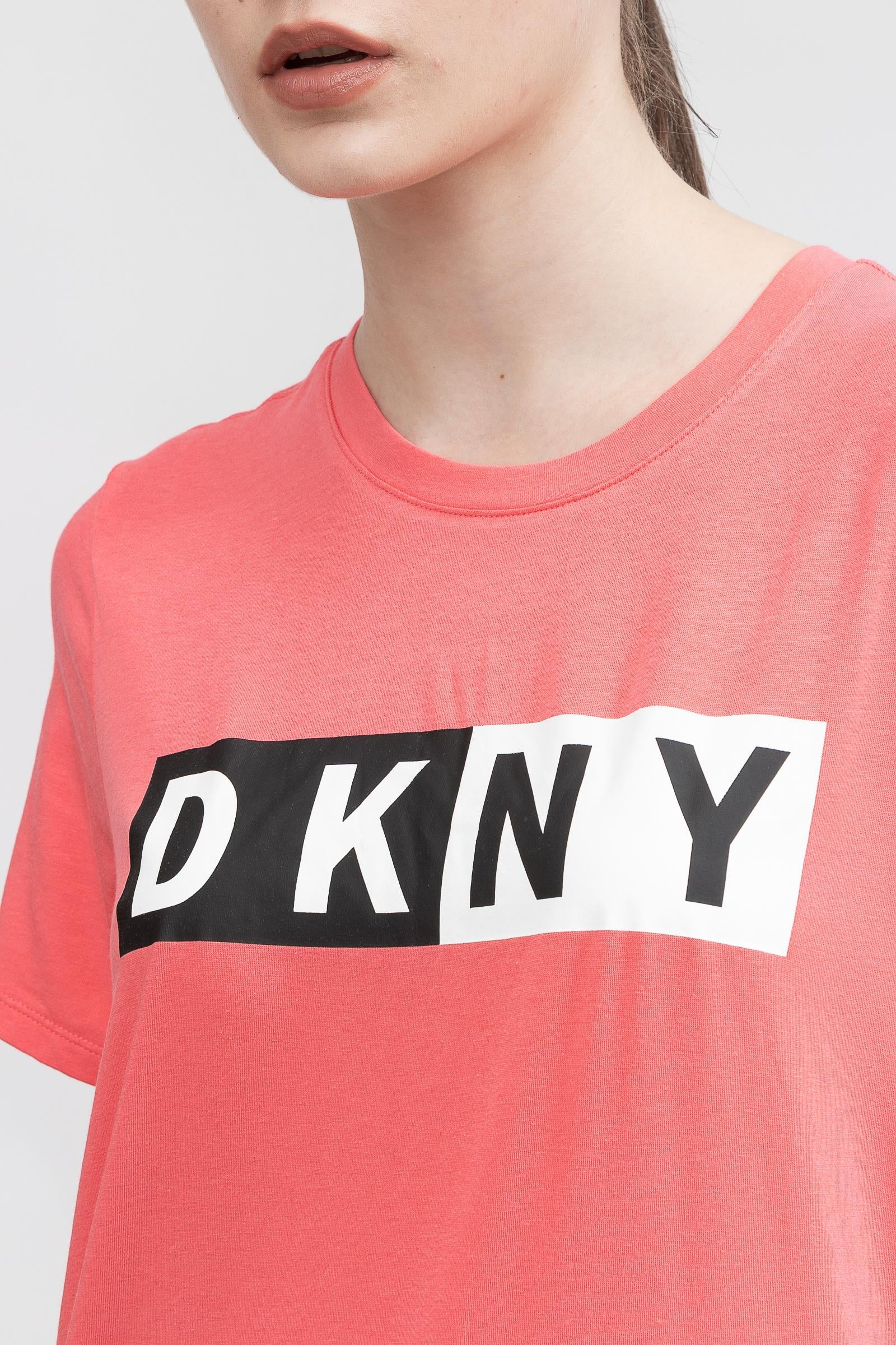 DKNY Kadın Bisiklet Yaka T-Shirt