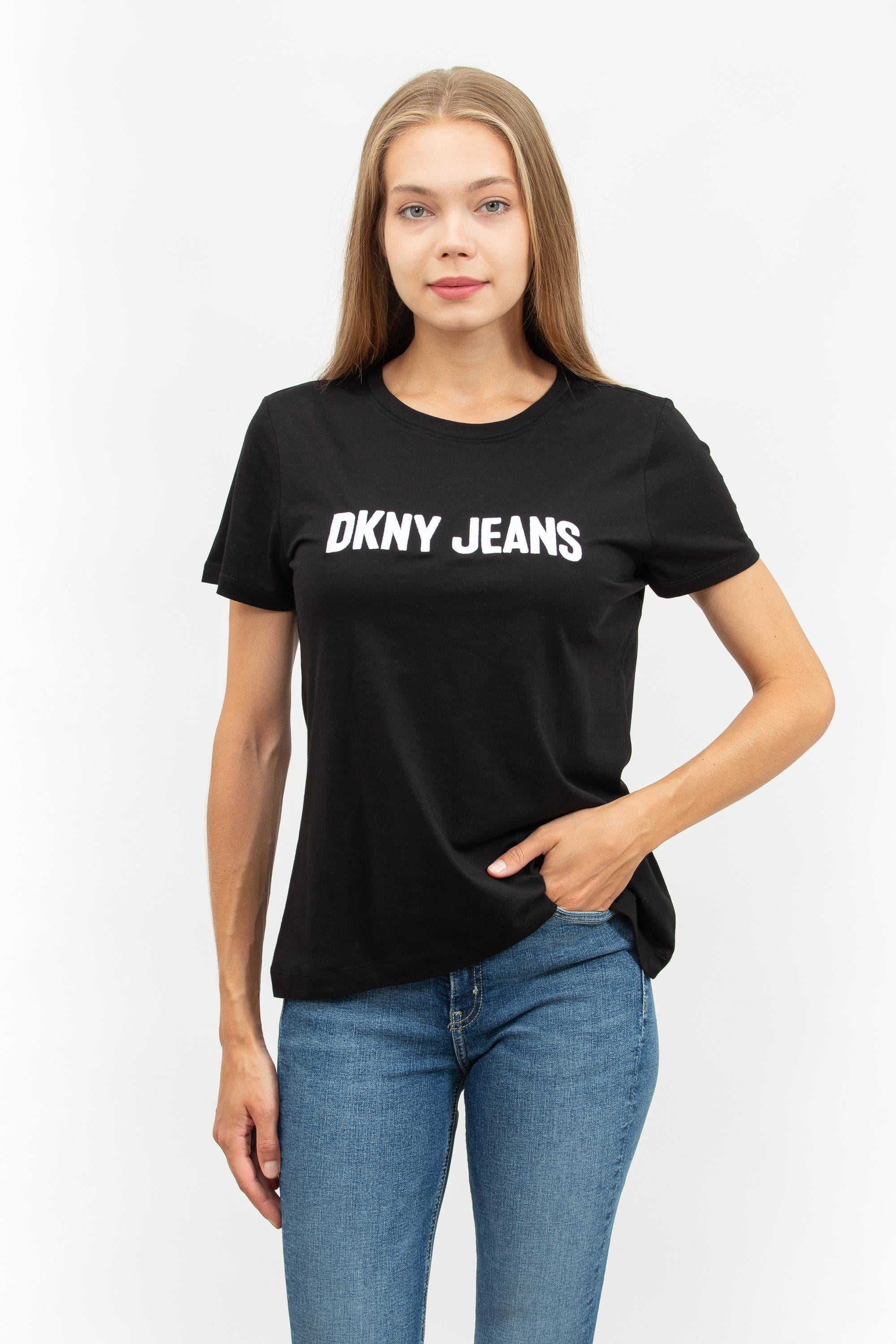 DKNY Kadın Bisiklet Yaka T-Shirt