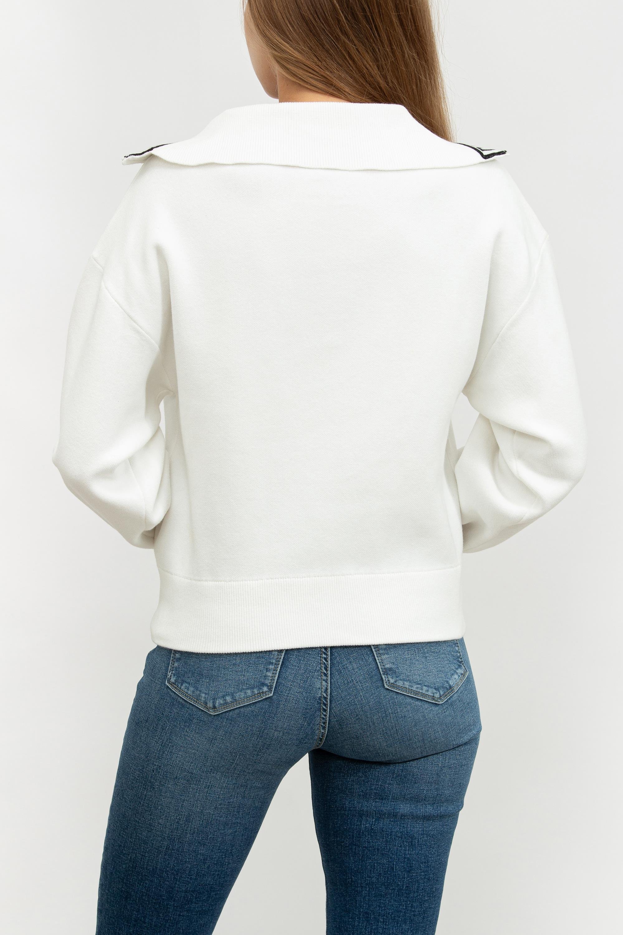 DKNY Kadın Fermuarlı Sweatshirt