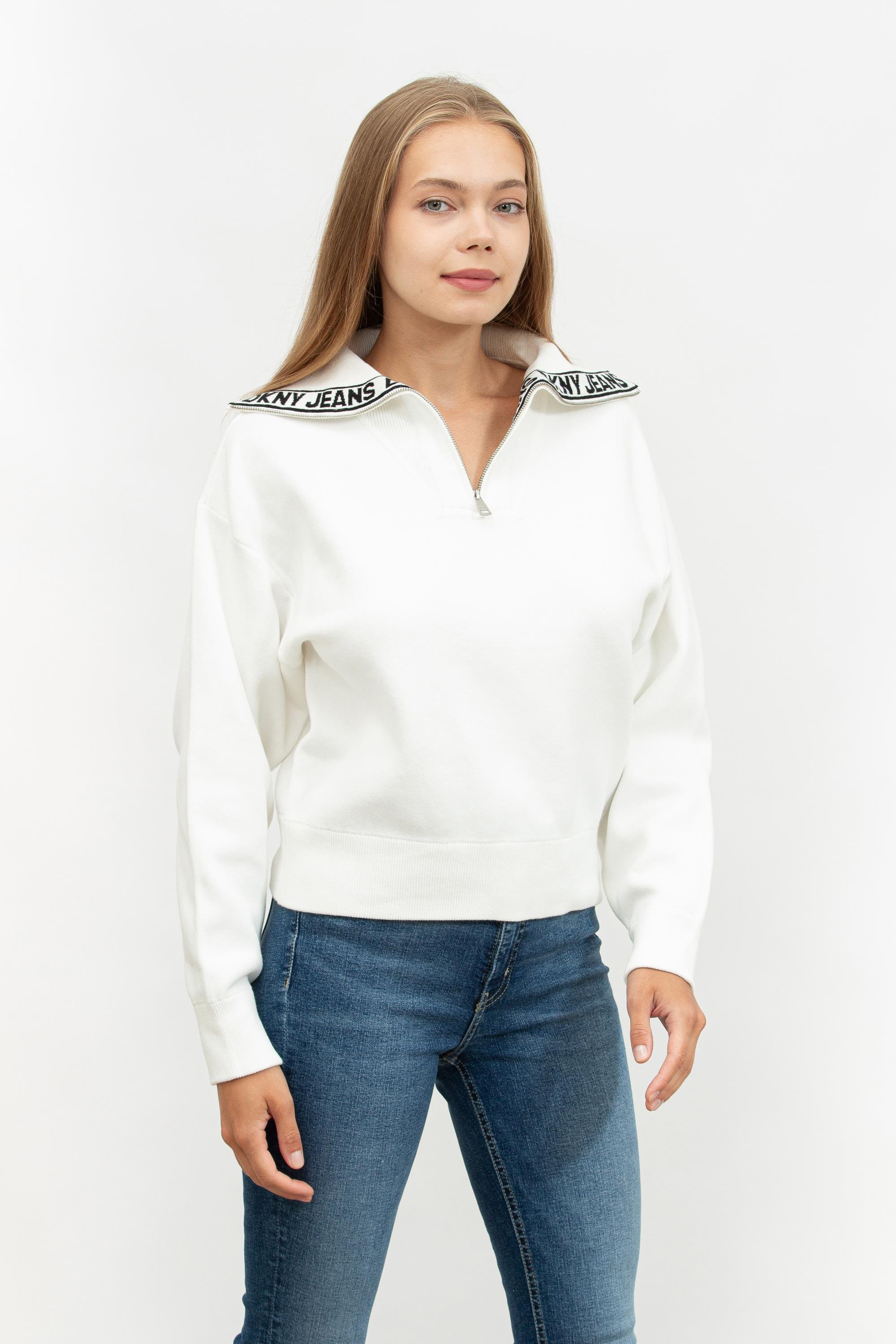 DKNY Kadın Fermuarlı Sweatshirt