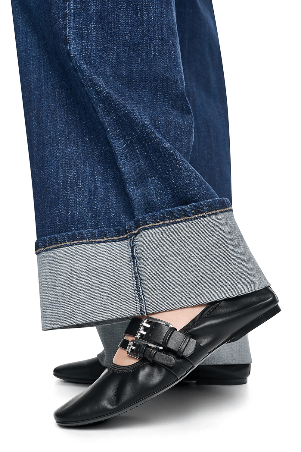DKNY Kadın Hr Modern Wide Leg W Jean Pantolon