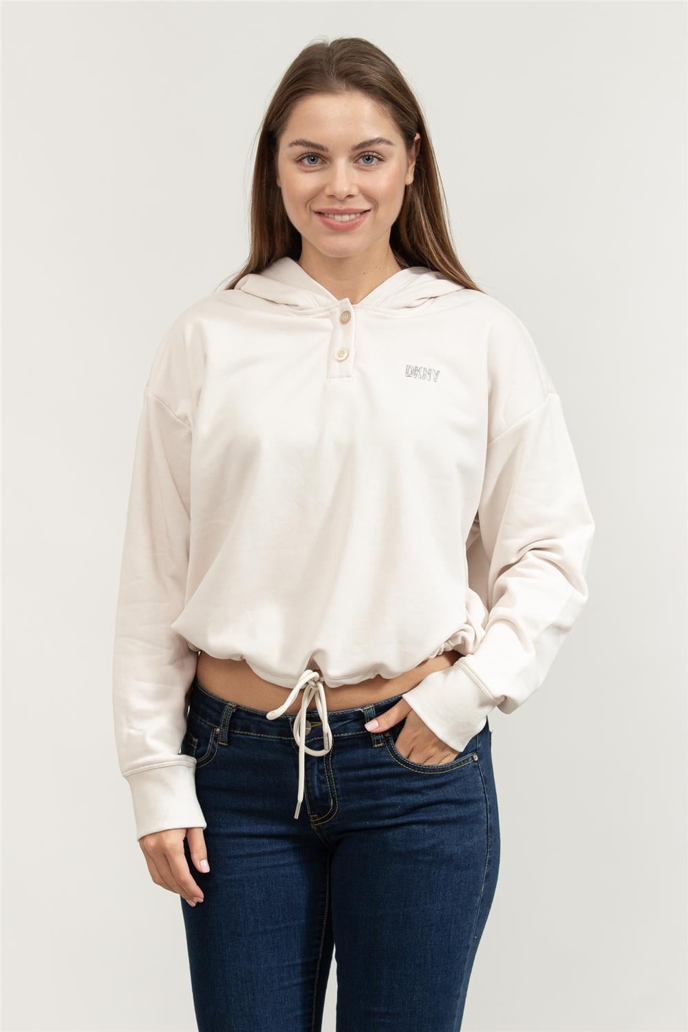 DKNY Kadın Kapüşonlu Sweatshirt