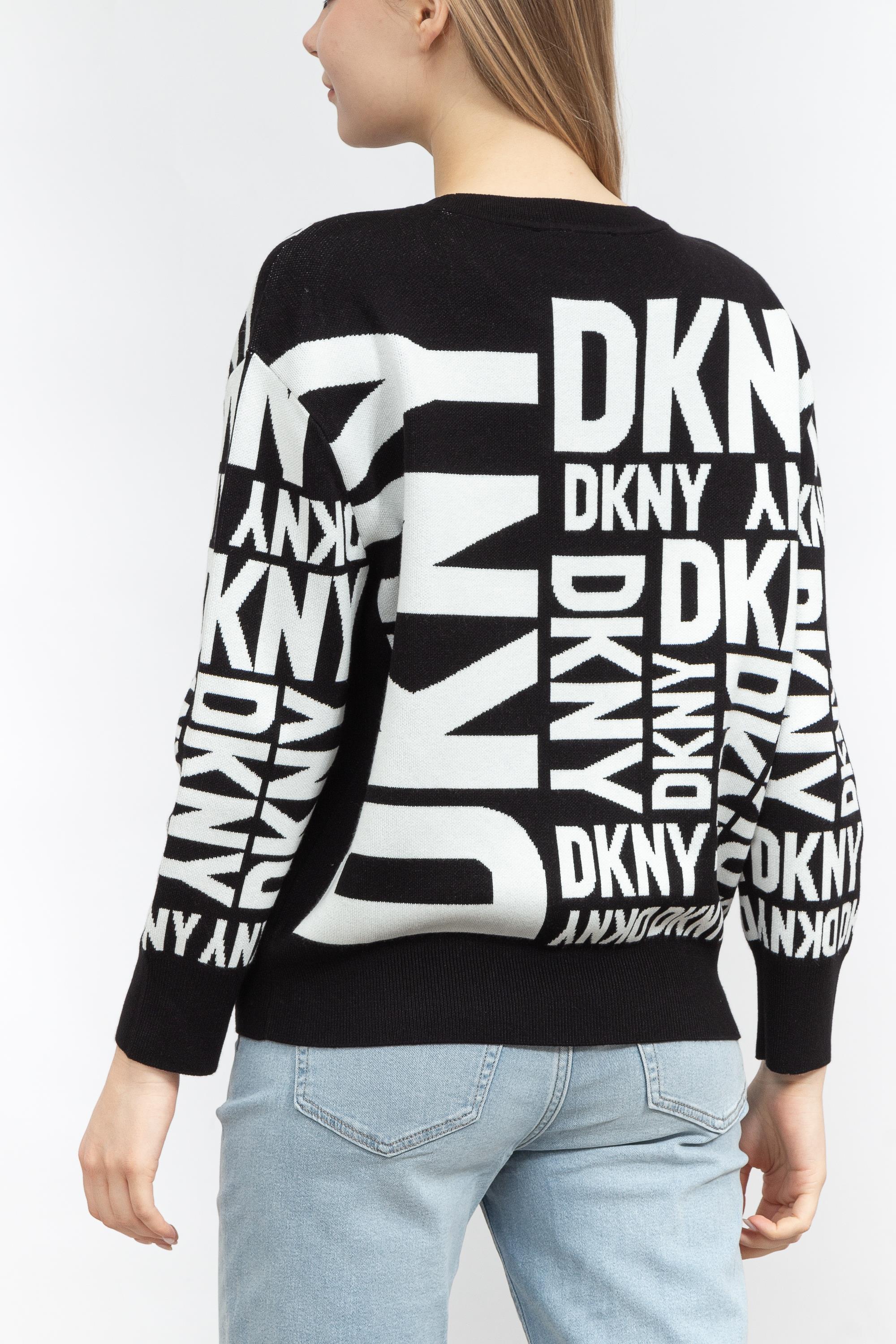 DKNY L/S Crew Nk Expl Kadın Triko