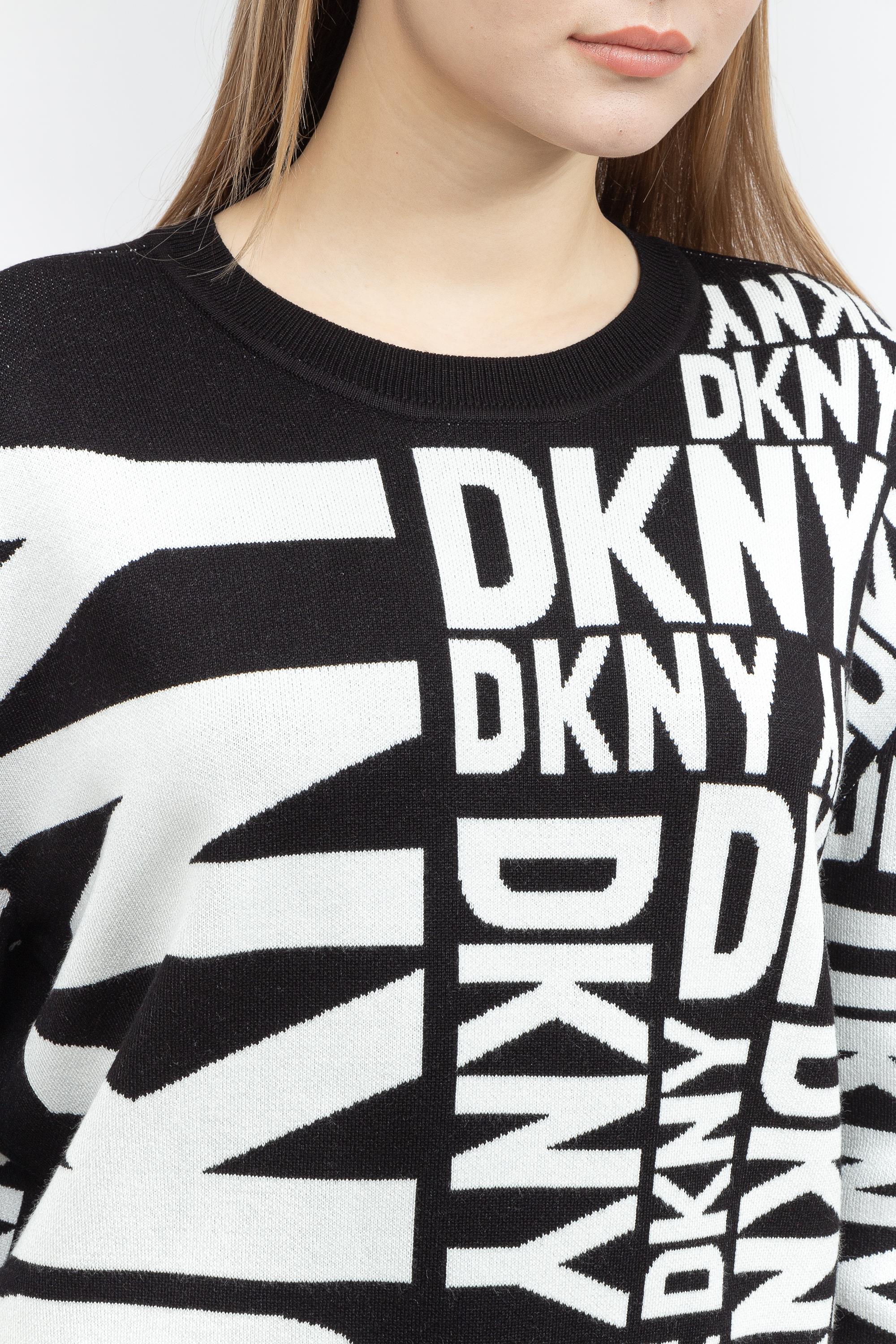 DKNY L/S Crew Nk Expl Kadın Triko