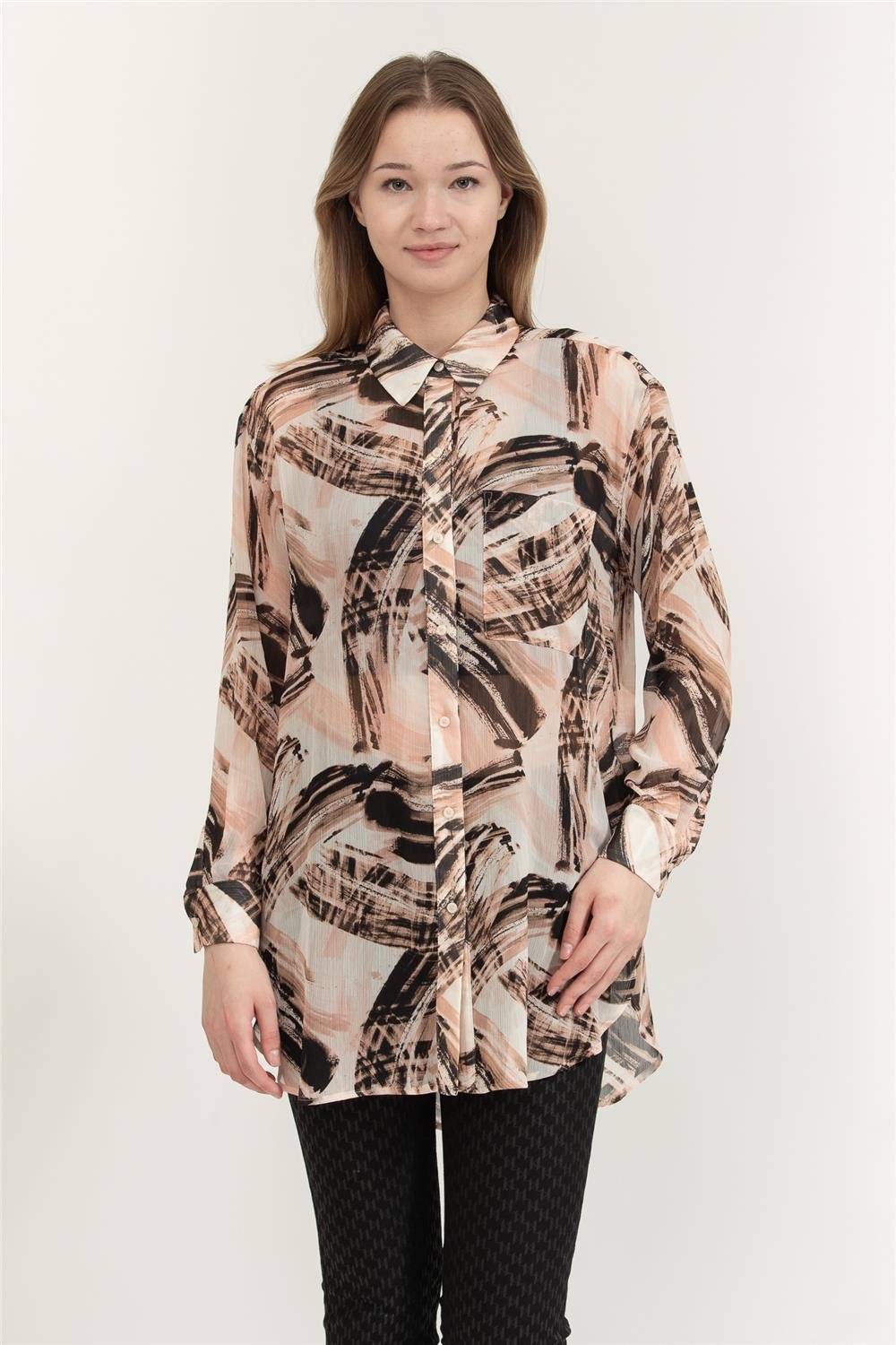 DKNY Printed Kadın Gömlek
