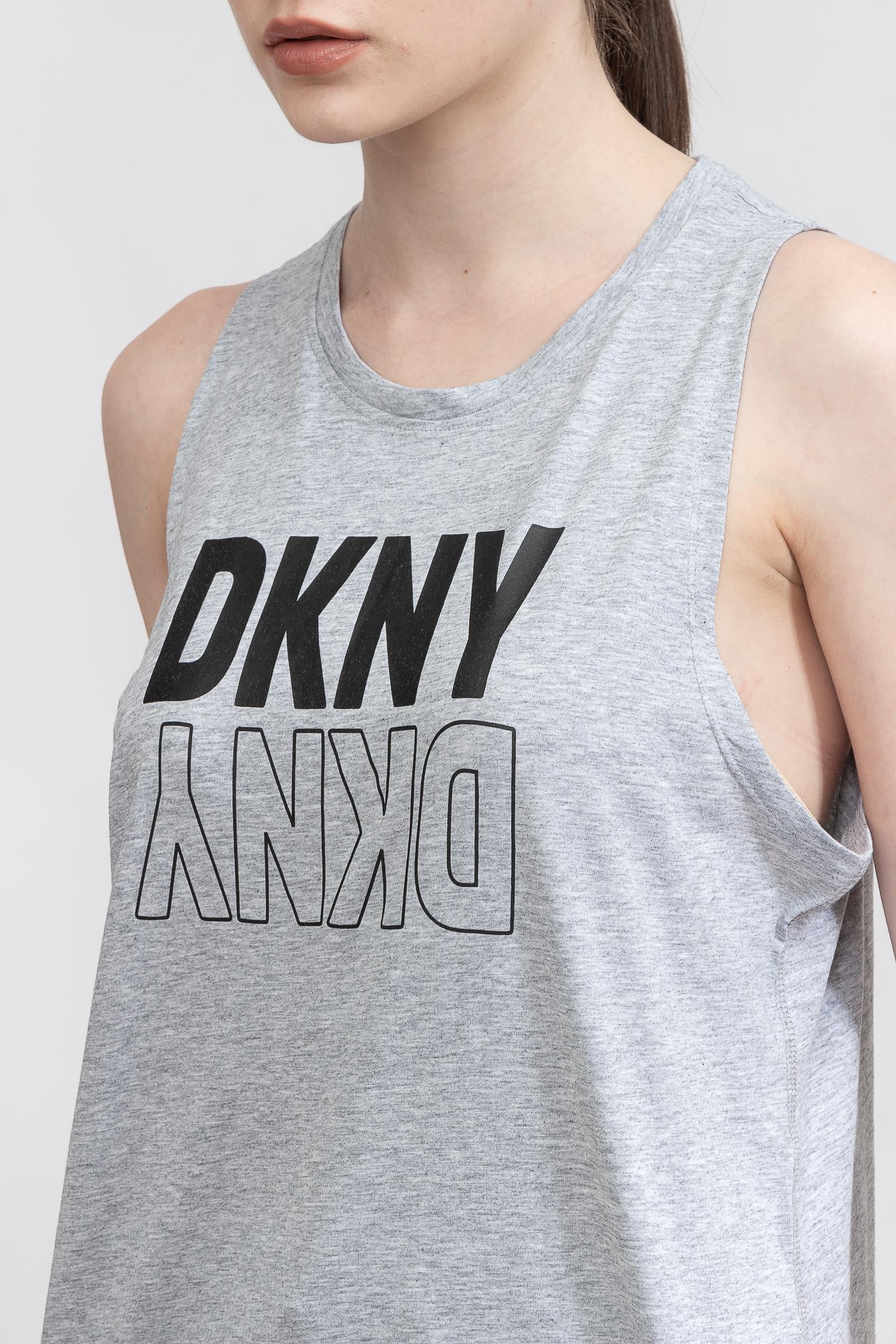 DKNY Reflect Logo Kadın Kolsuz T-Shirt