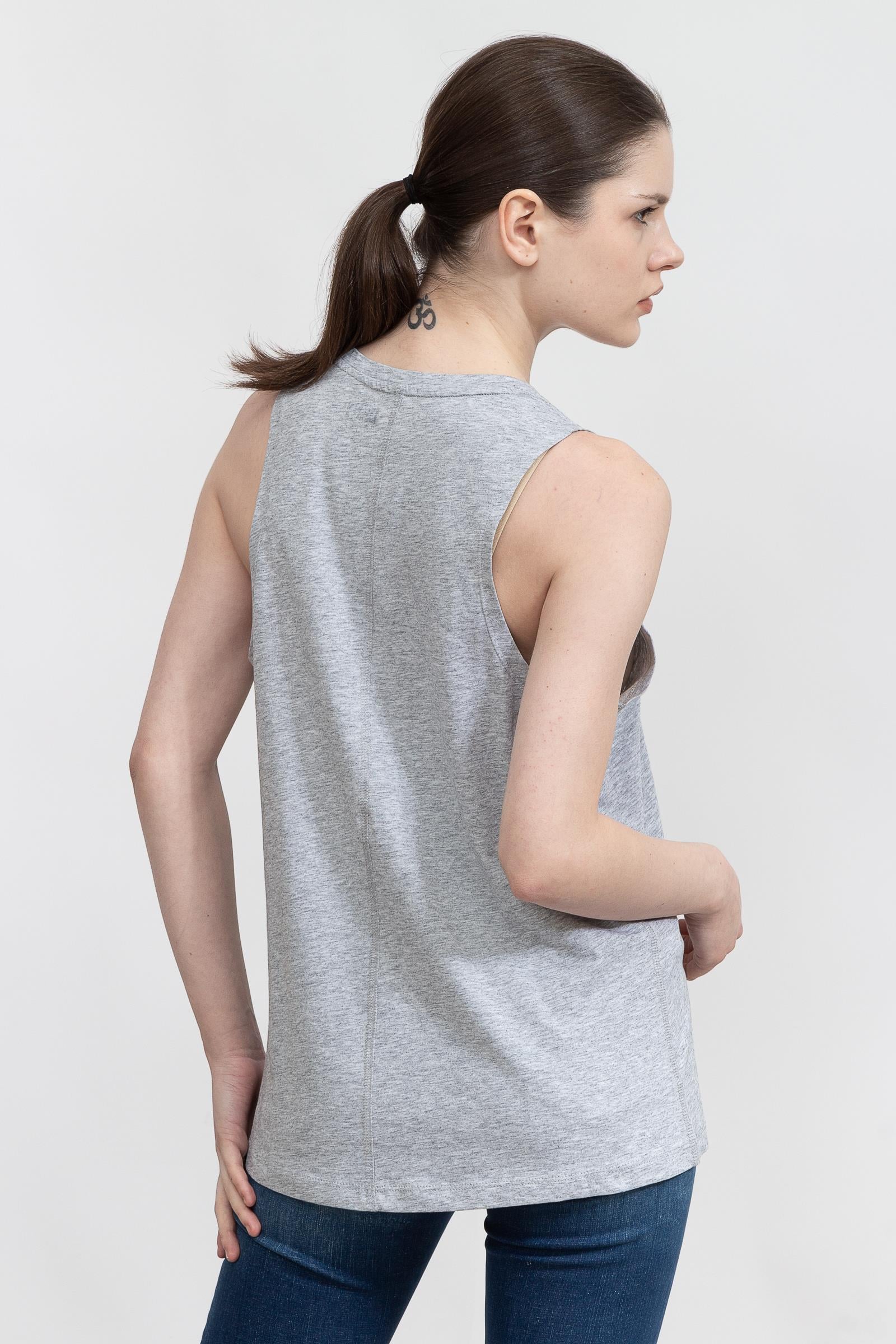 DKNY Reflect Logo Kadın Kolsuz T-Shirt