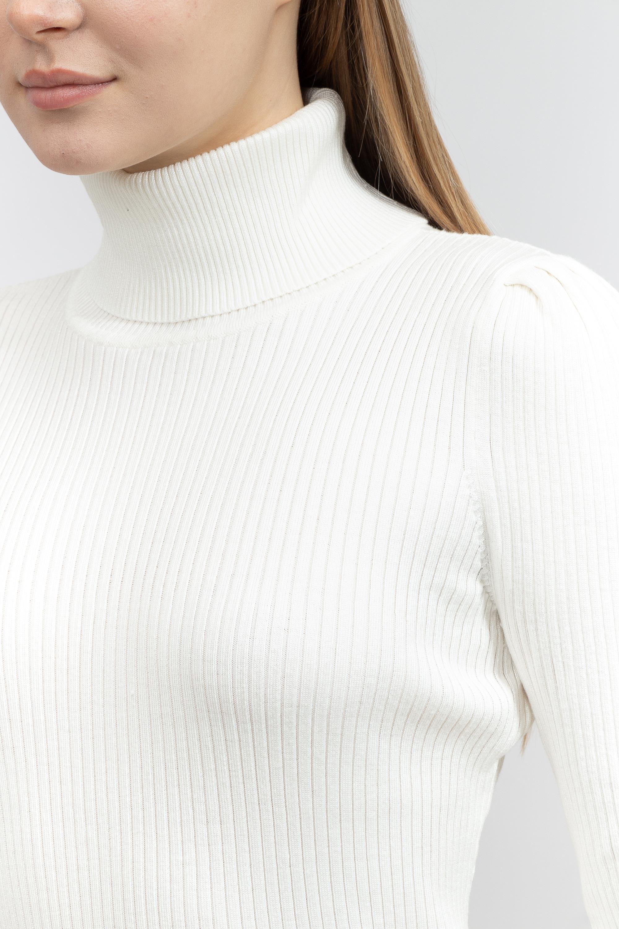 DKNY Solid Ribbed Turtlen Kadın Triko