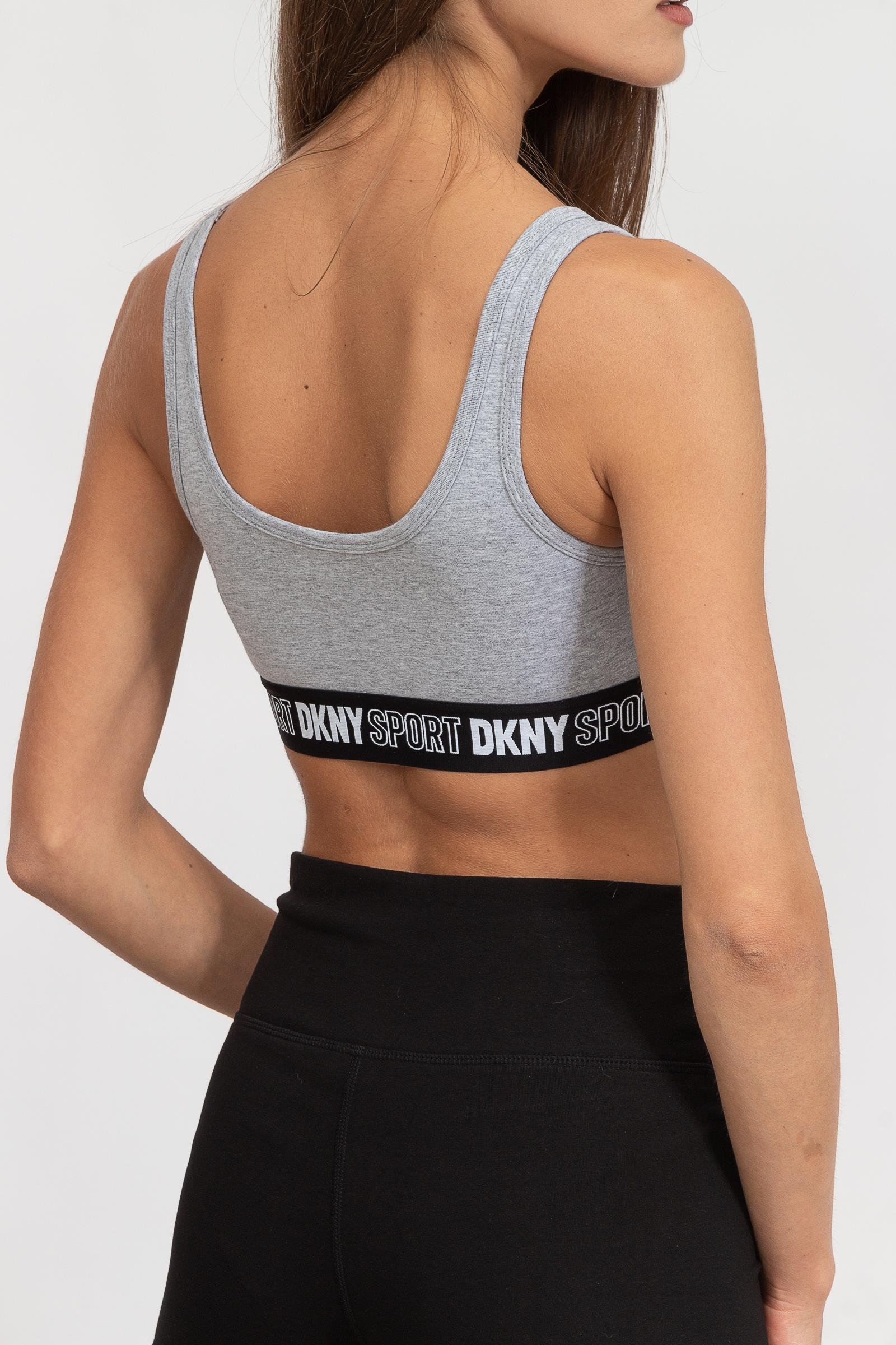 DKNY Sport Outline Logo Kadın Sporcu Sütyen