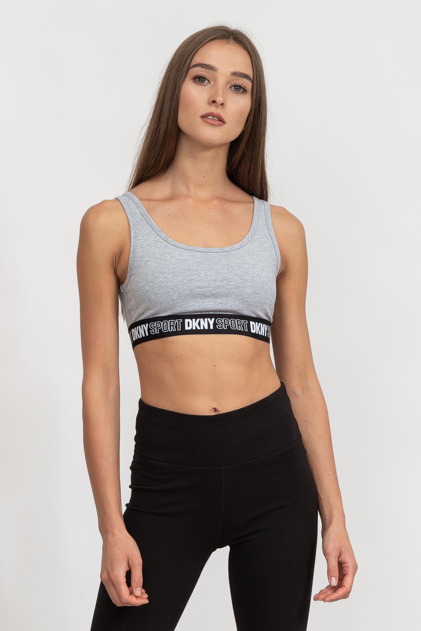 DKNY Sport Outline Logo Kadın Sporcu Sütyen