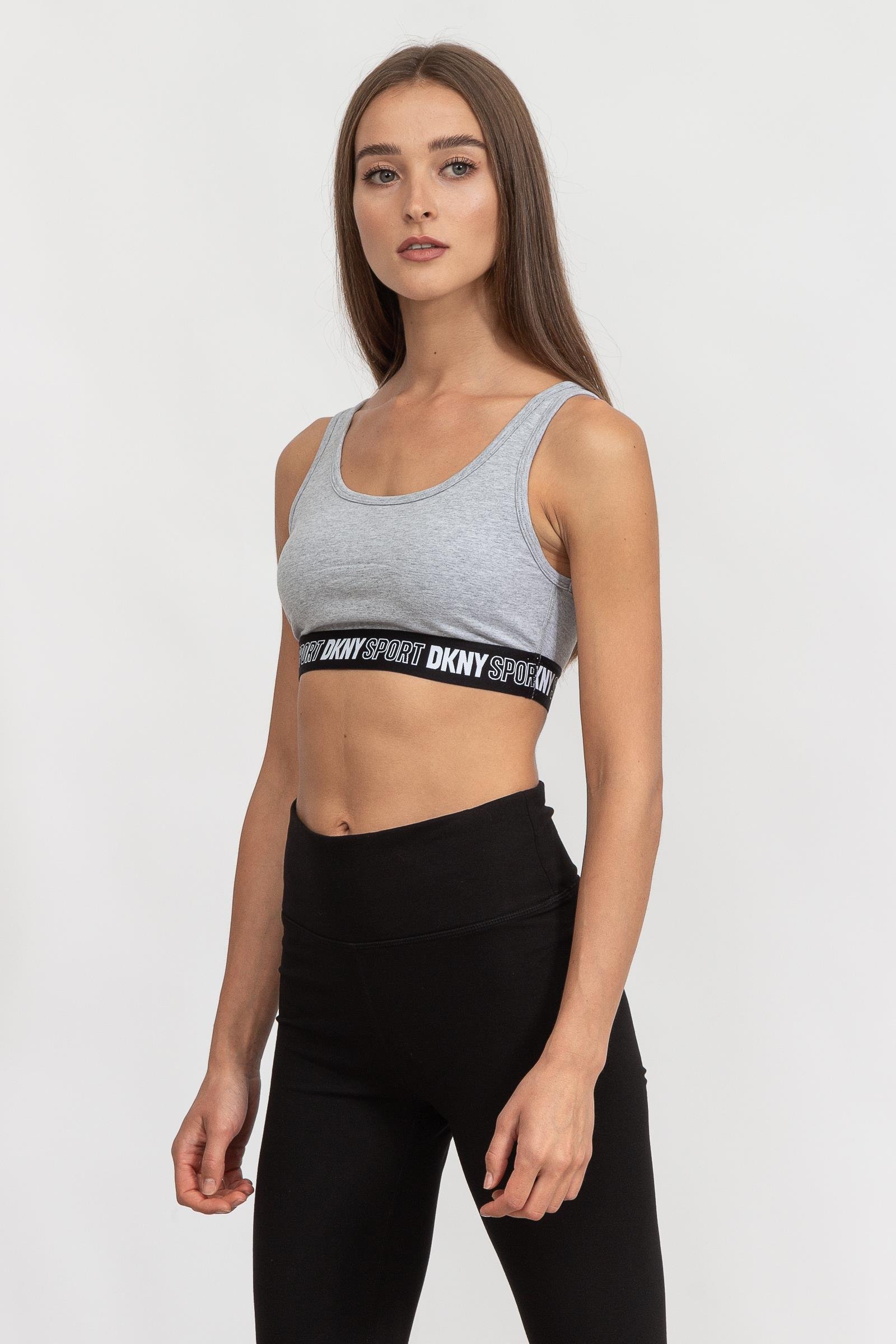 DKNY Sport Outline Logo Kadın Sporcu Sütyen