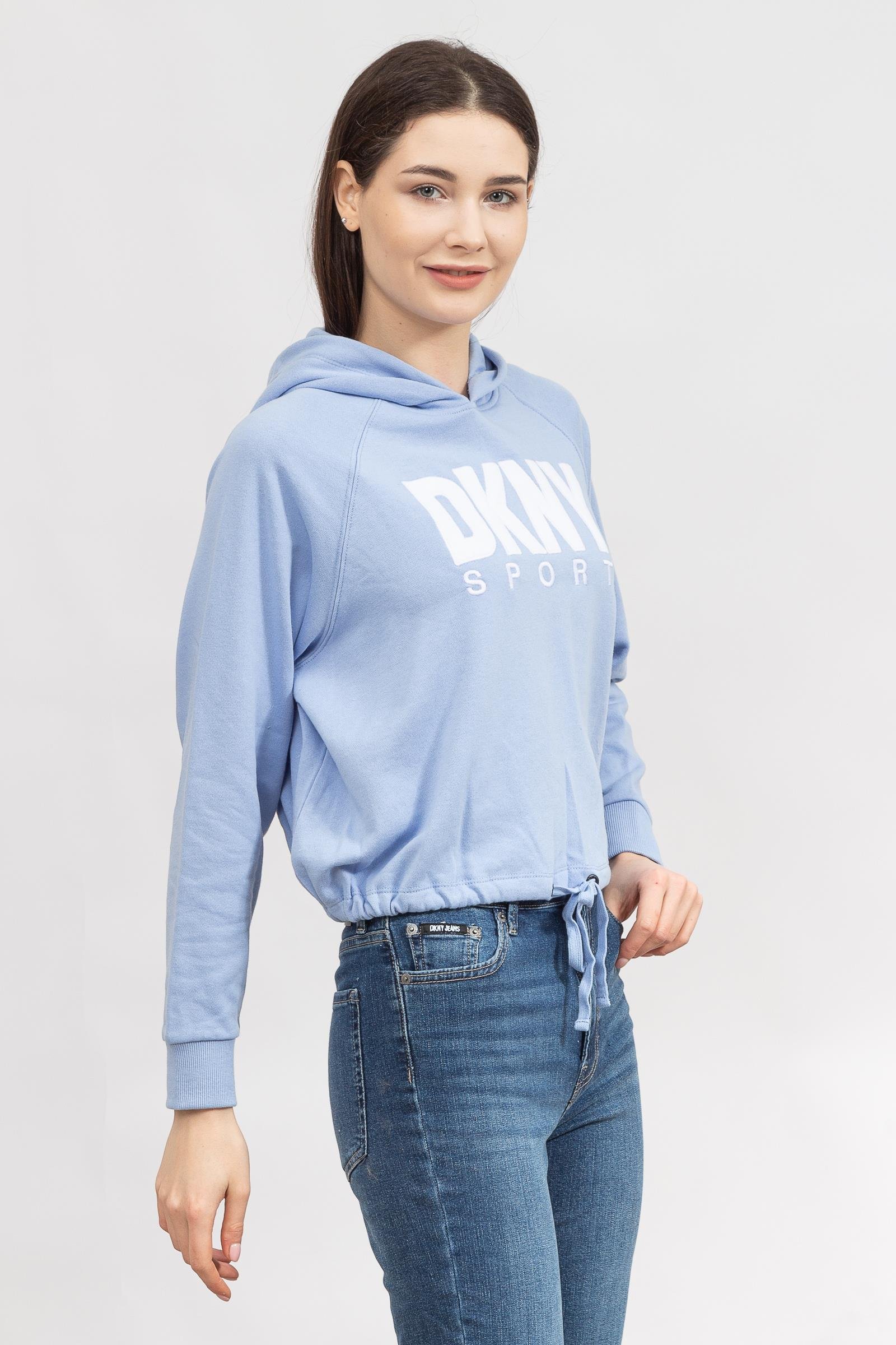 DKNY Terry Kadın Kapüşonlu Sweatshirt