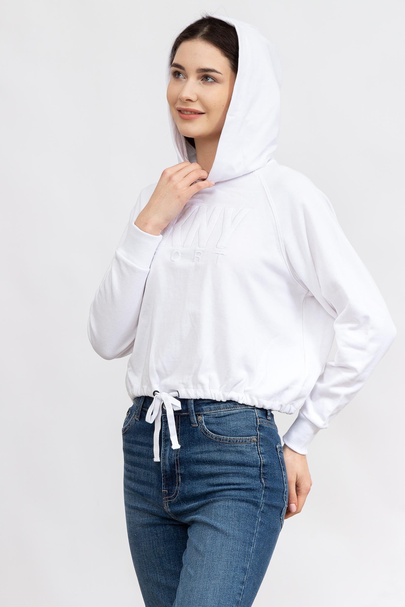 DKNY Terry Kadın Kapüşonlu Sweatshirt