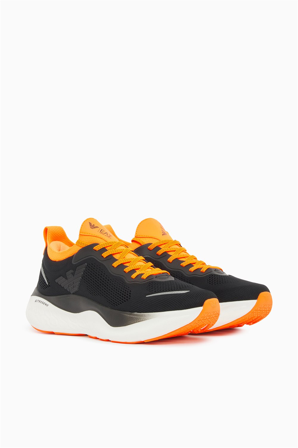 EA7 Black And White 10Th Anniversary Sneakers