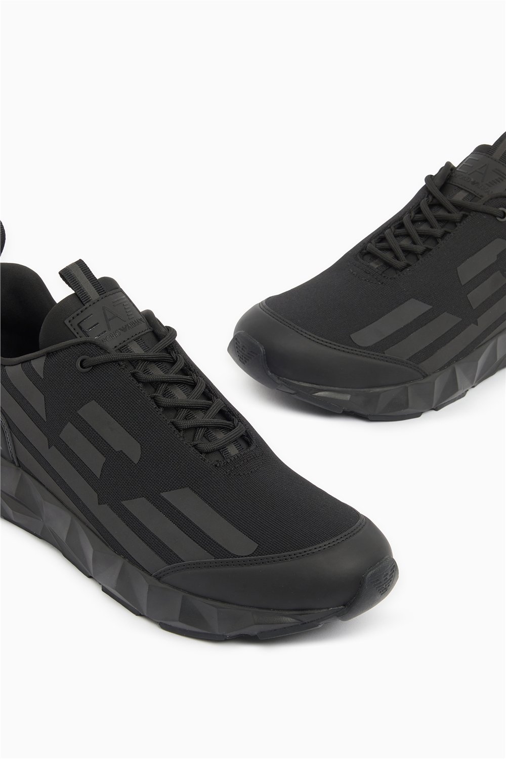 EA7 Black And White 10Th Anniversary Sneakers