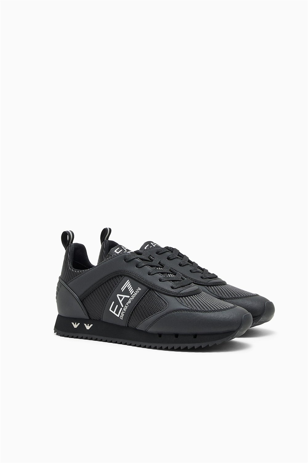 EA7 Black And White 10Th Anniversary Sneakers Çok Renkli