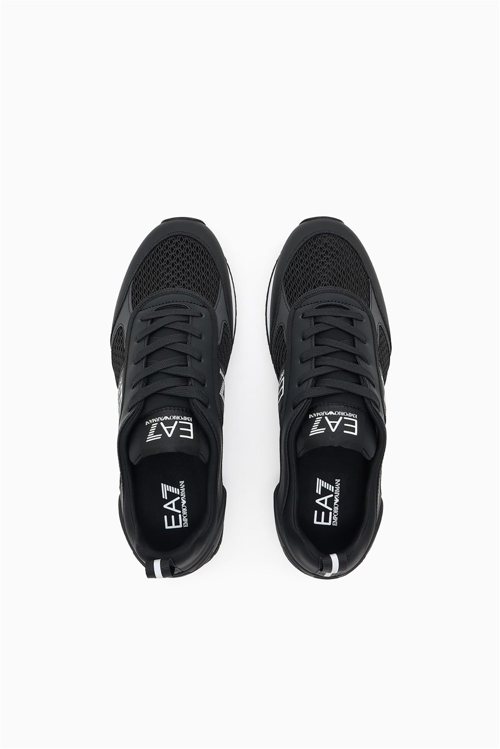 EA7 Black And White 10Th Anniversary Sneakers