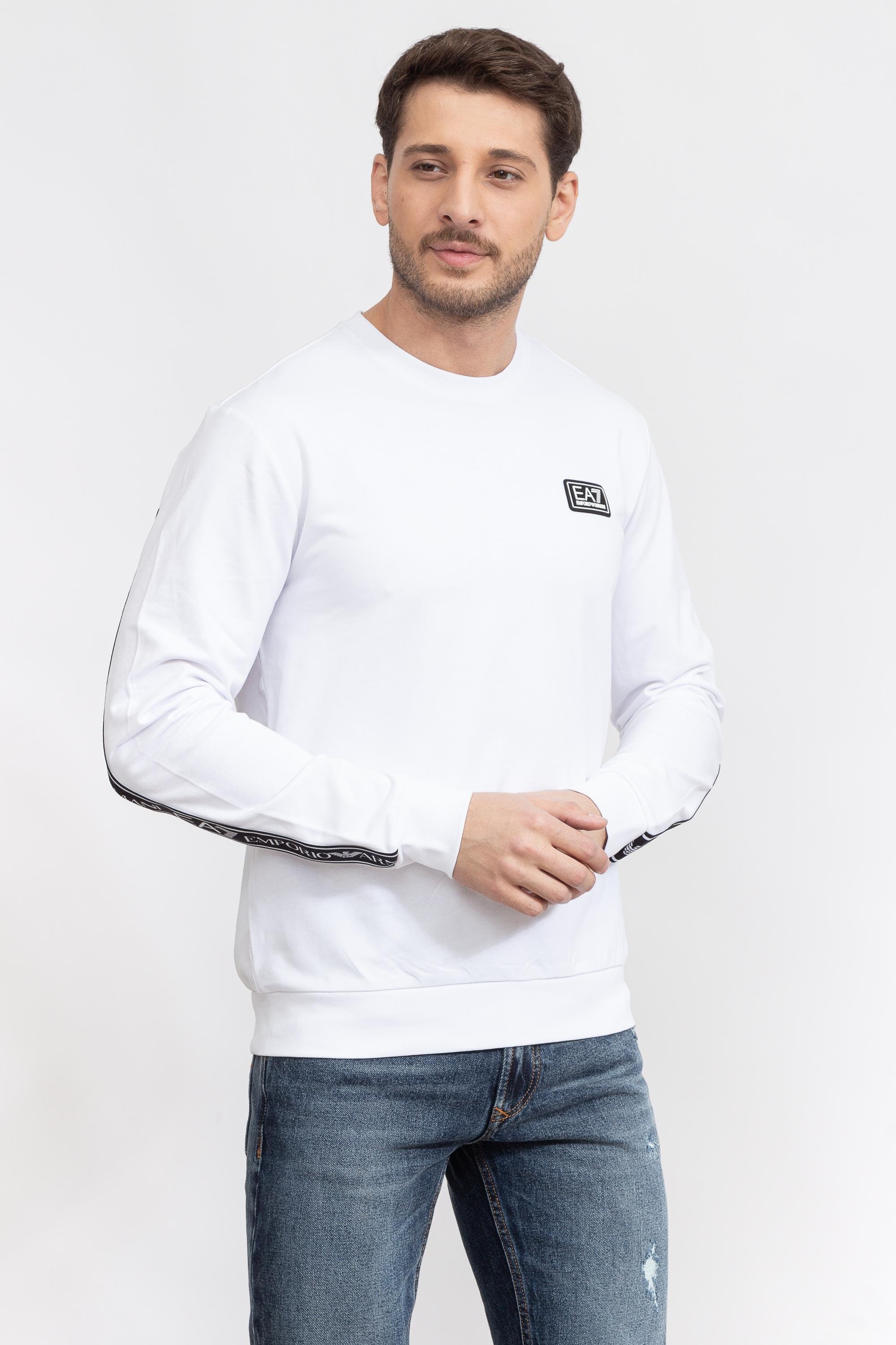 EA7 Erkek Bisiklet Yaka Sweatshirt
