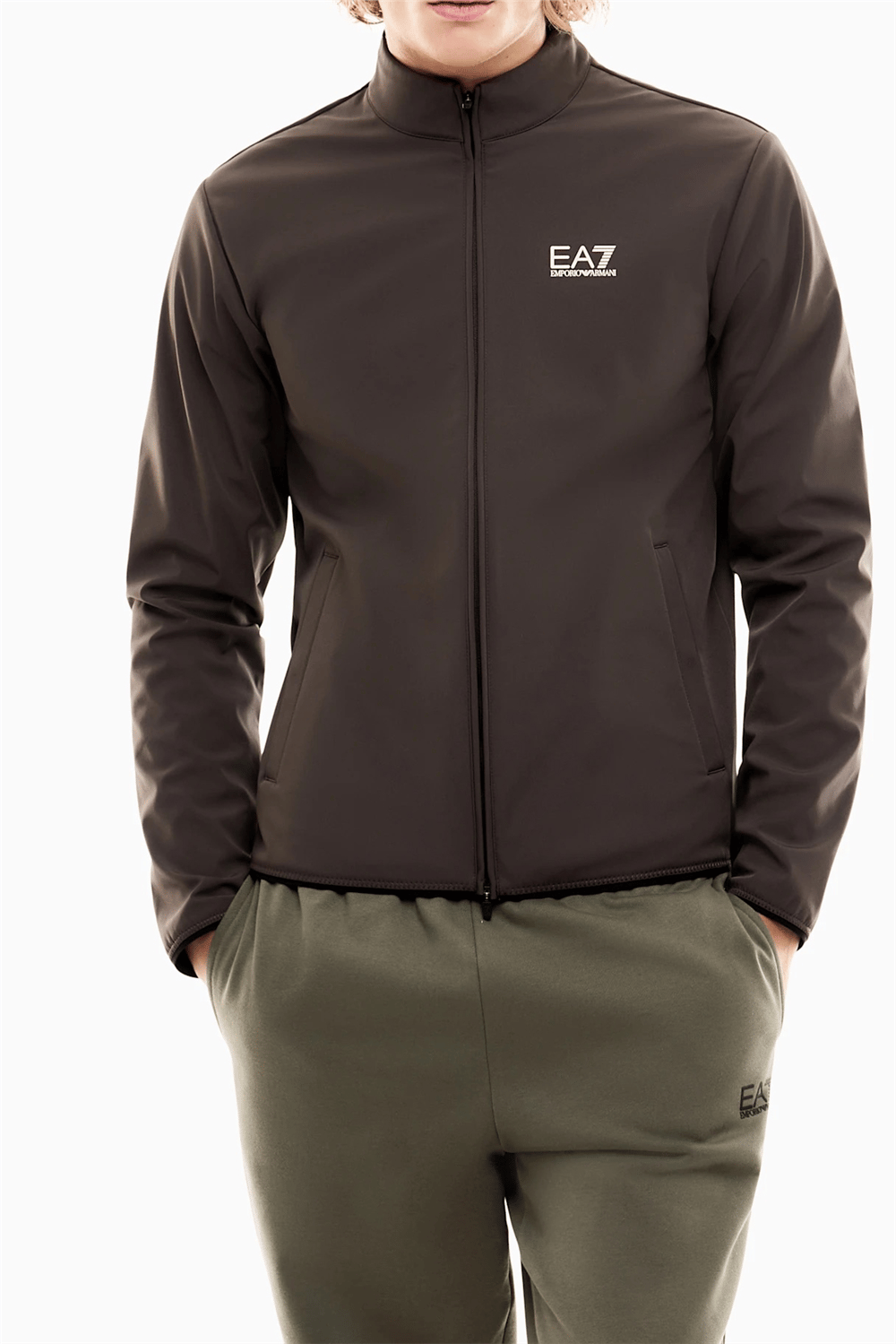 EA7 Erkek Bisiklet Yaka Sweatshirt