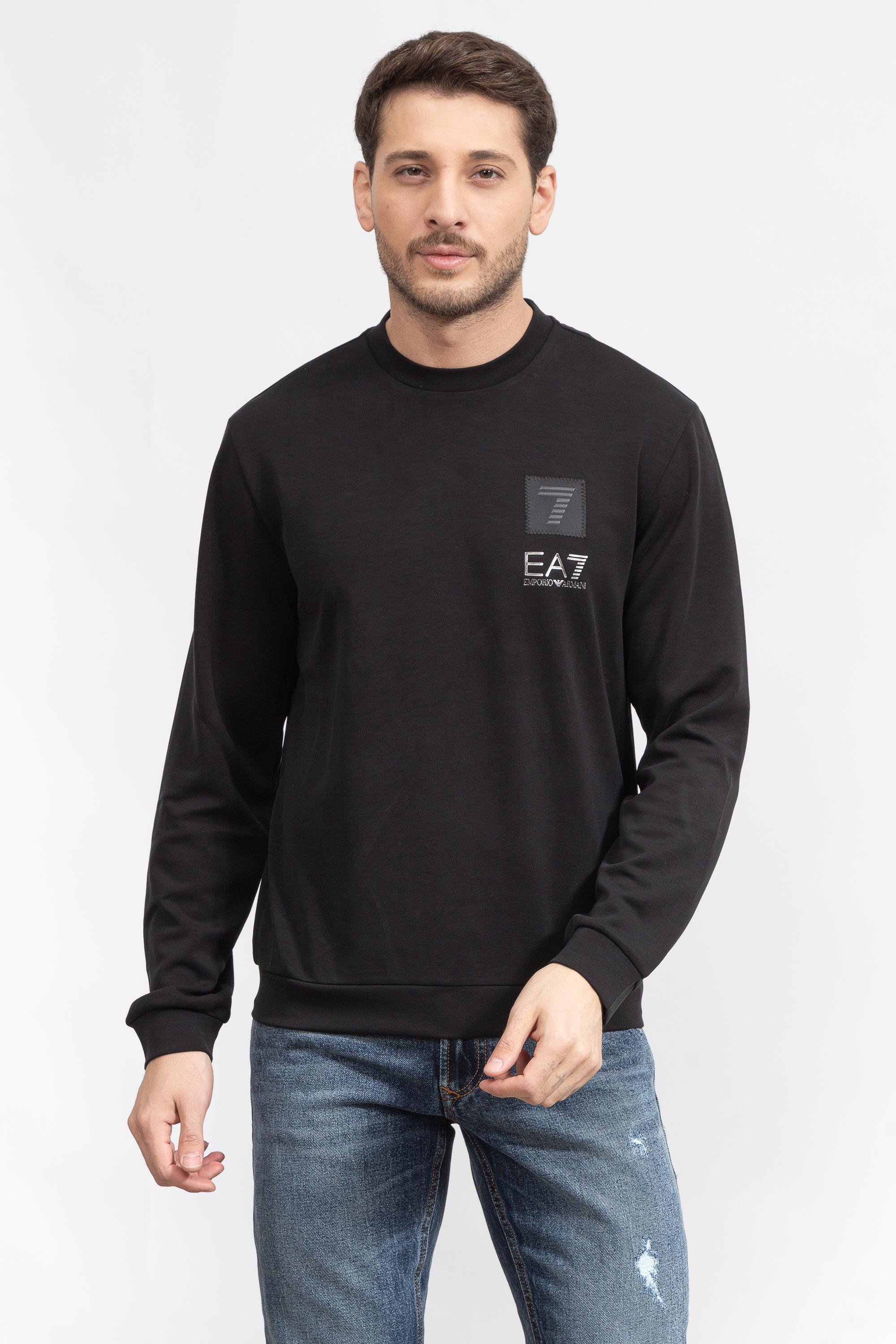 EA7 Erkek Bisiklet Yaka Sweatshirt