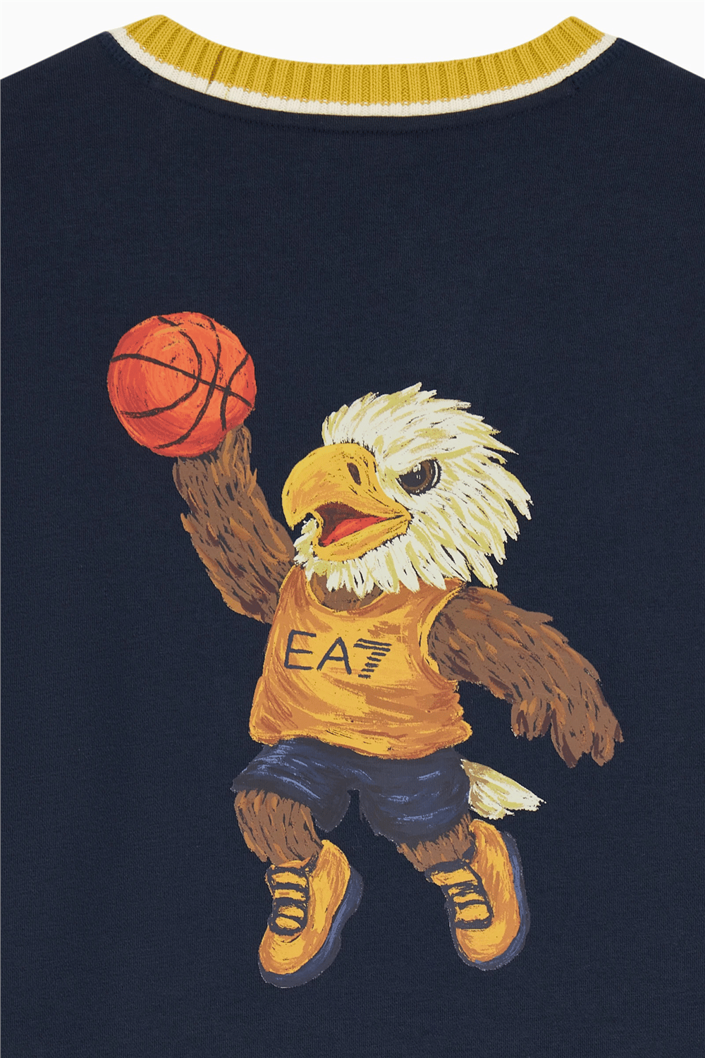 EA7 Erkek Bisiklet Yaka Sweatshirt