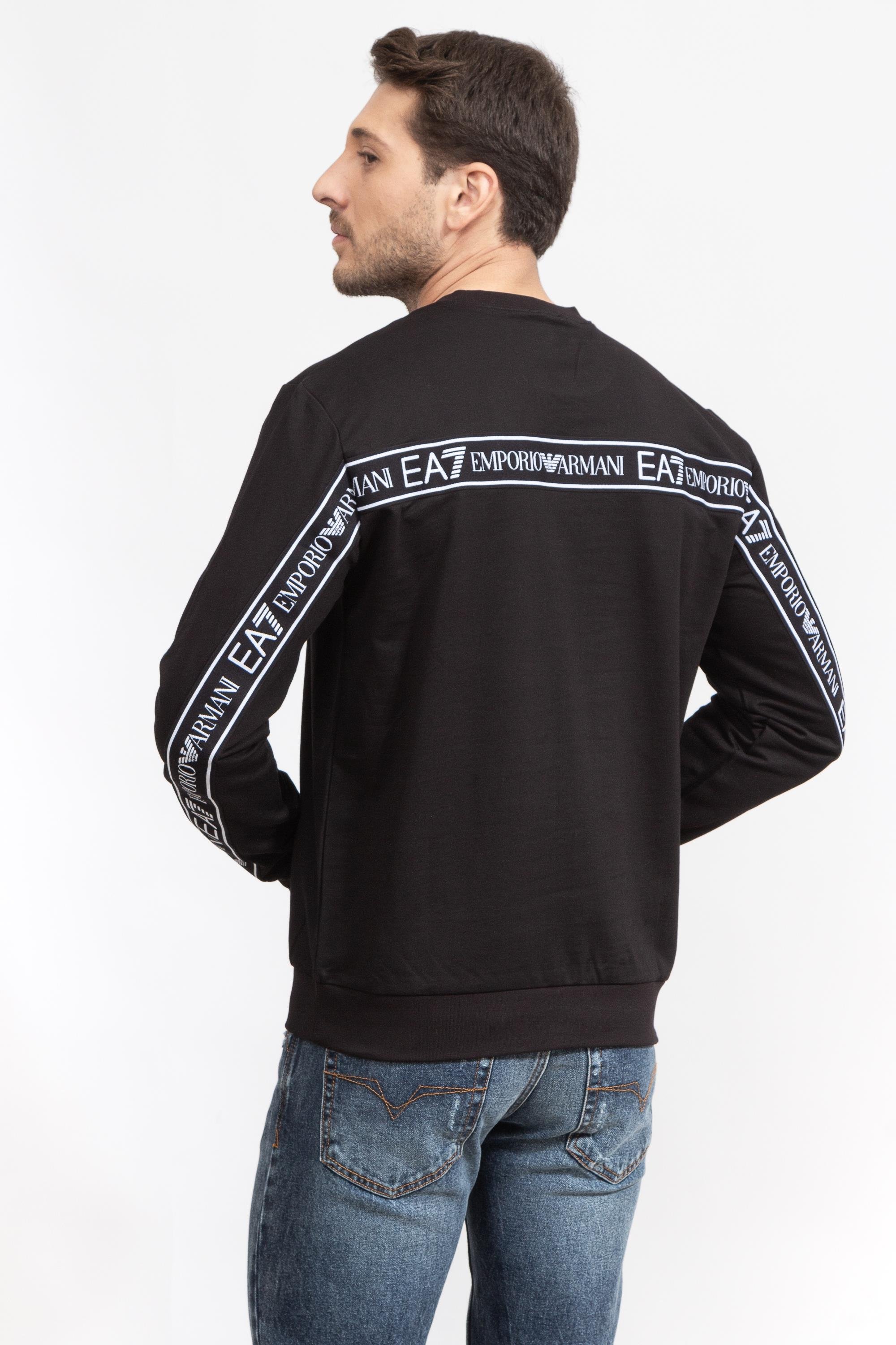 EA7 Erkek Bisiklet Yaka Sweatshirt