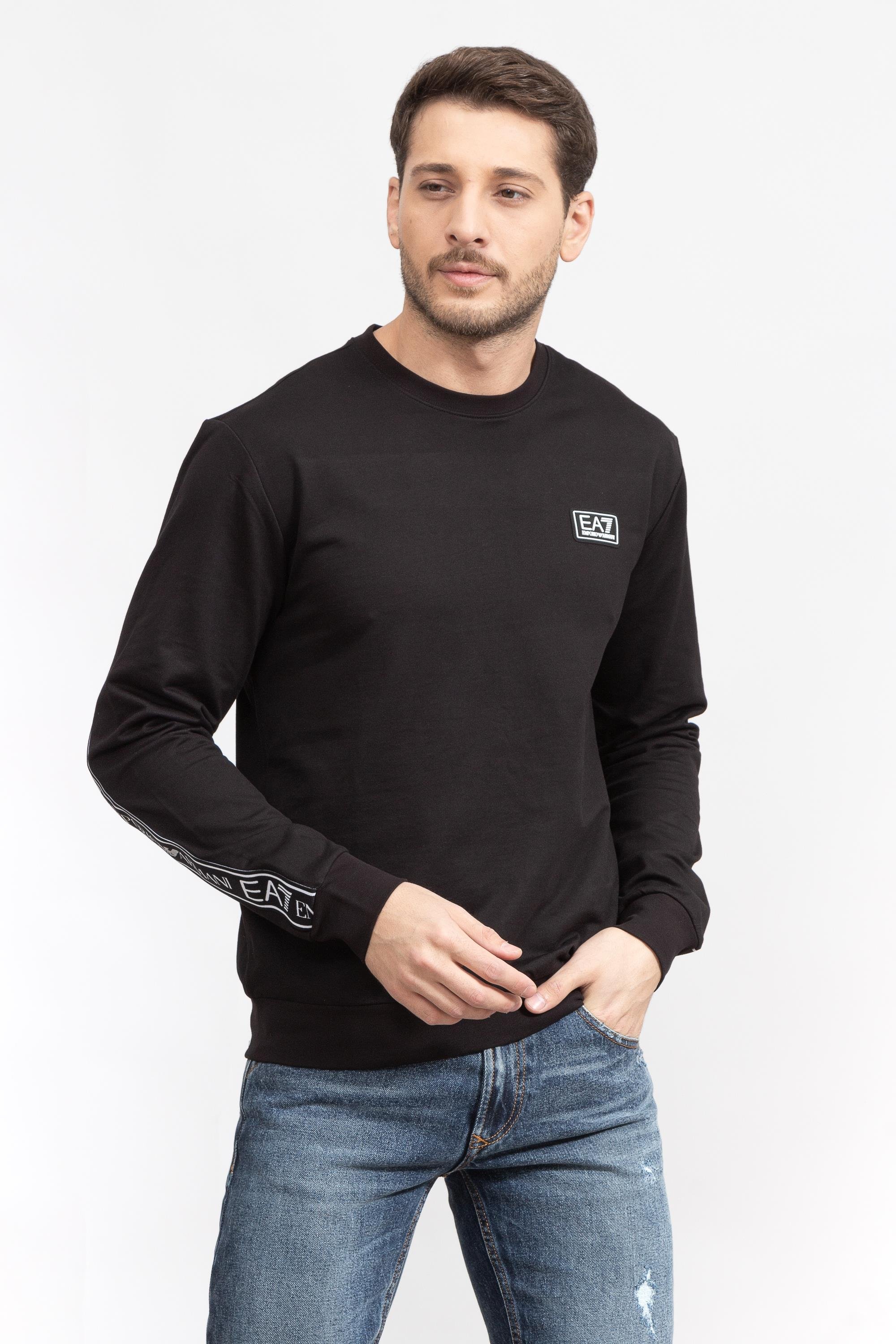 EA7 Erkek Bisiklet Yaka Sweatshirt