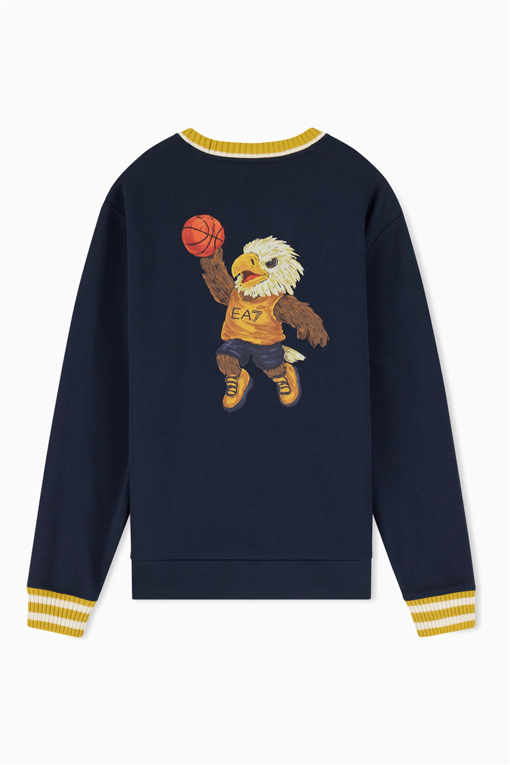 EA7 Erkek Bisiklet Yaka Sweatshirt