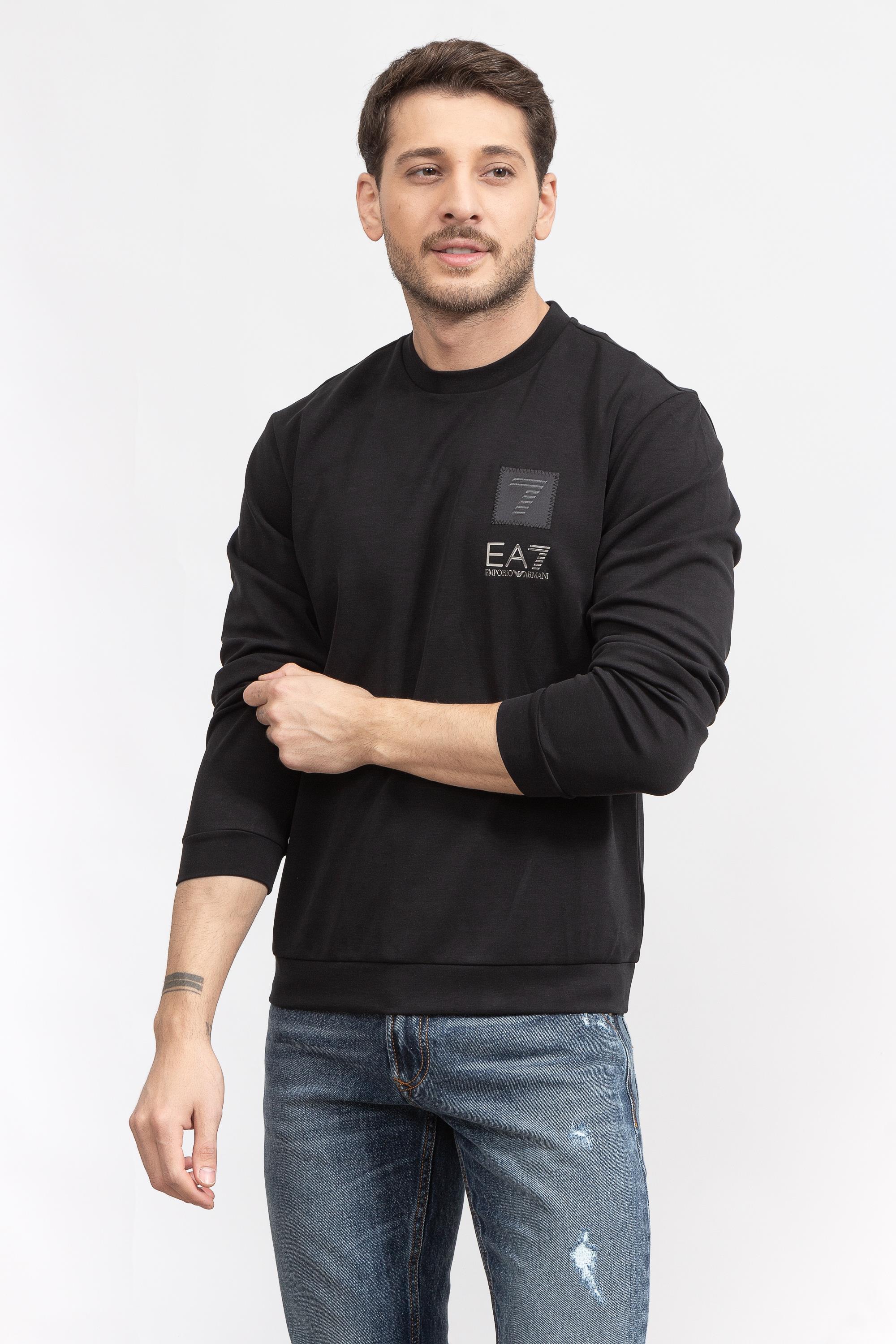 EA7 Erkek Bisiklet Yaka Sweatshirt