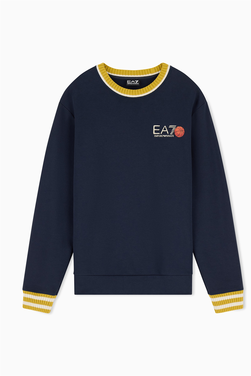 EA7 Erkek Bisiklet Yaka Sweatshirt