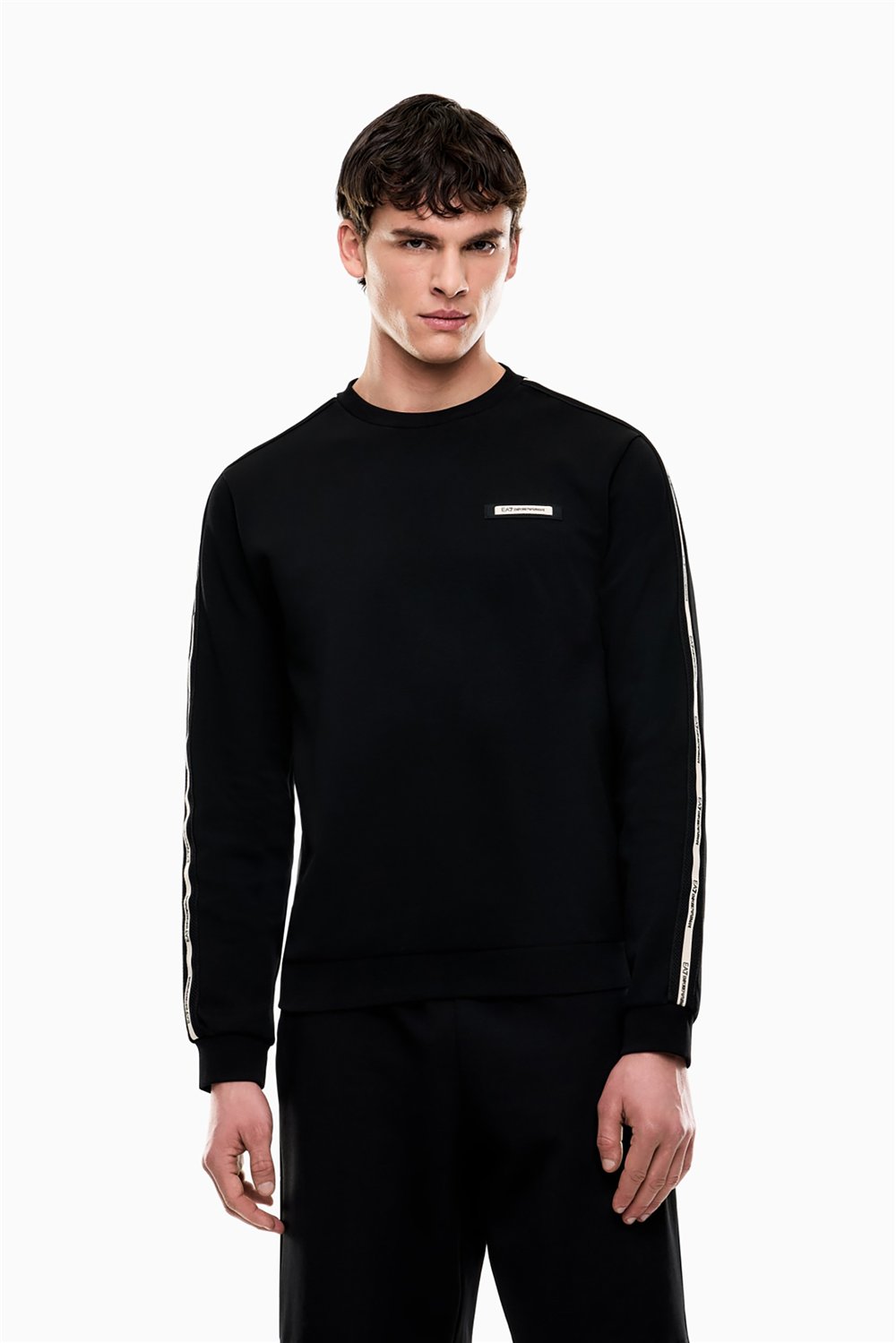 EA7 Erkek Bisiklet Yaka Sweatshirt