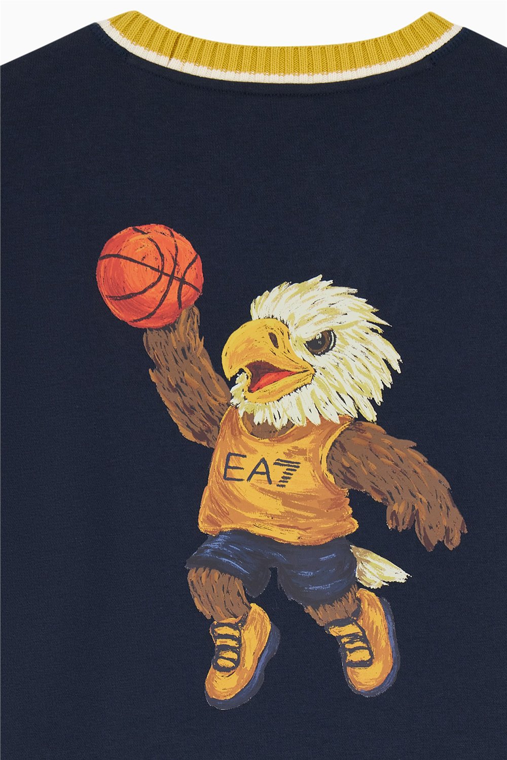 EA7 Erkek Bisiklet Yaka Sweatshirt
