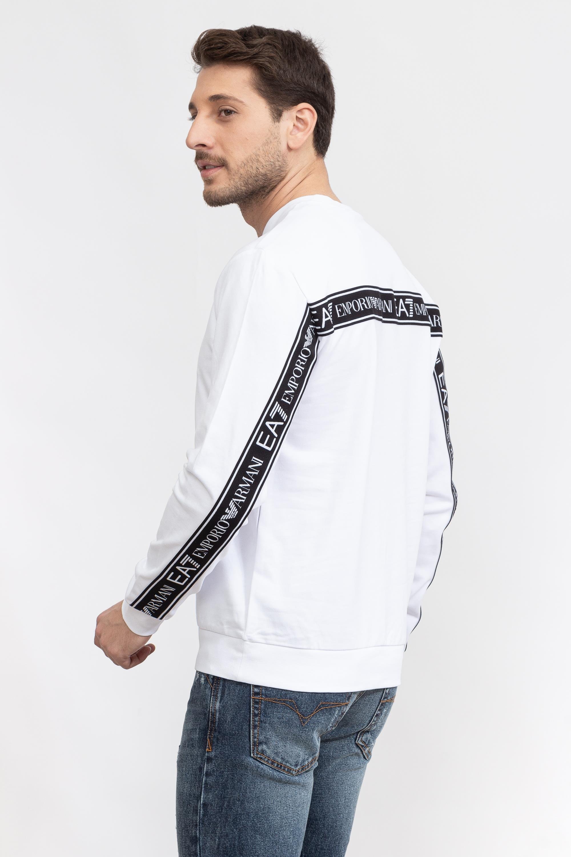 EA7 Erkek Bisiklet Yaka Sweatshirt