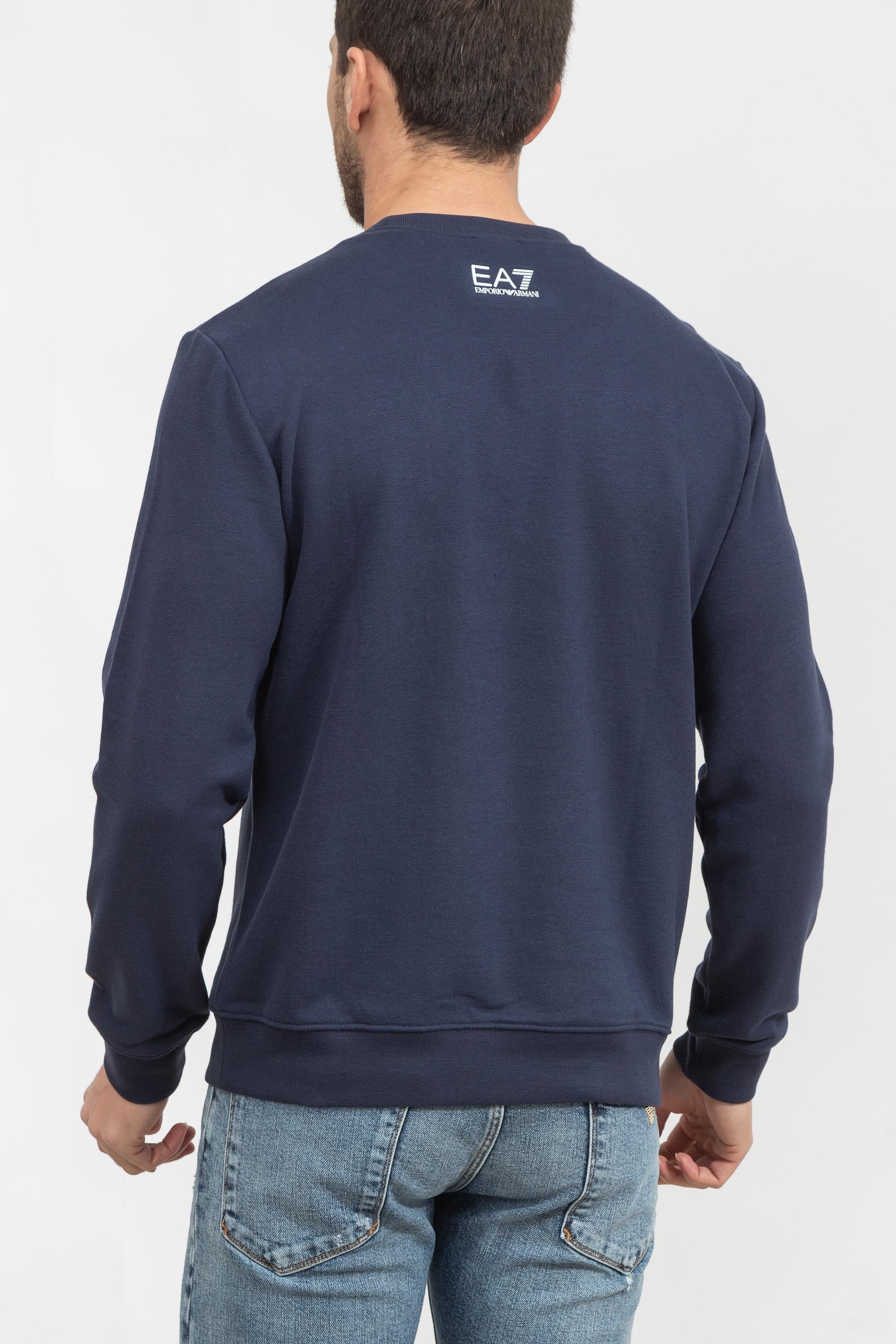 EA7 Erkek Bisiklet Yaka Sweatshirt