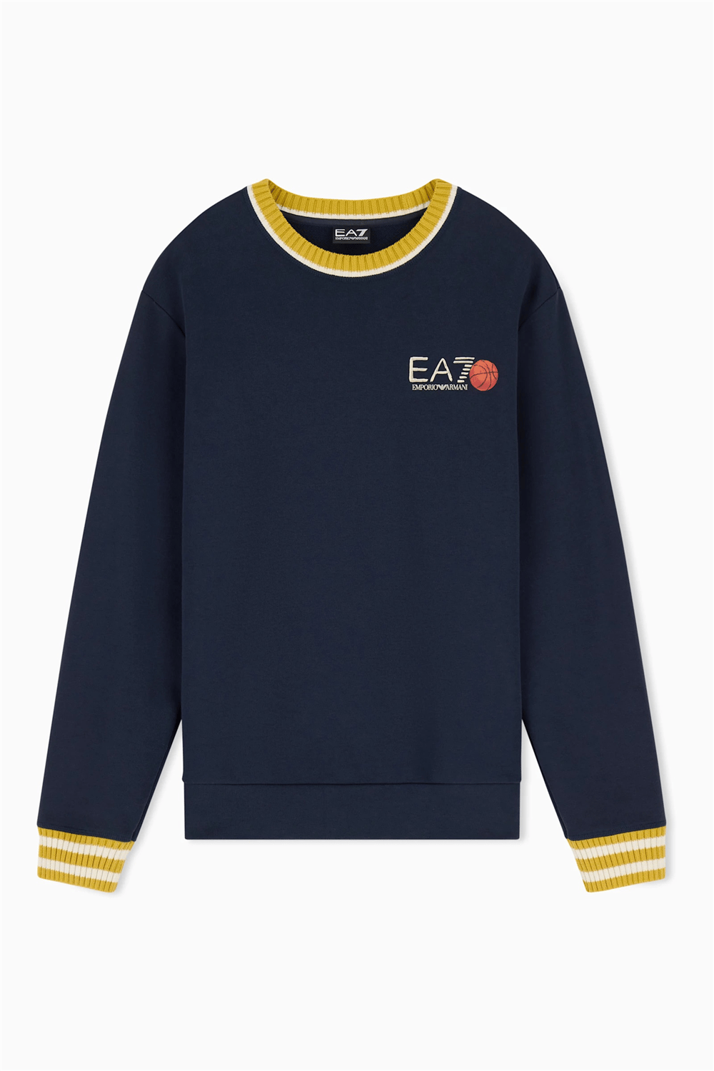 EA7 Erkek Bisiklet Yaka Sweatshirt