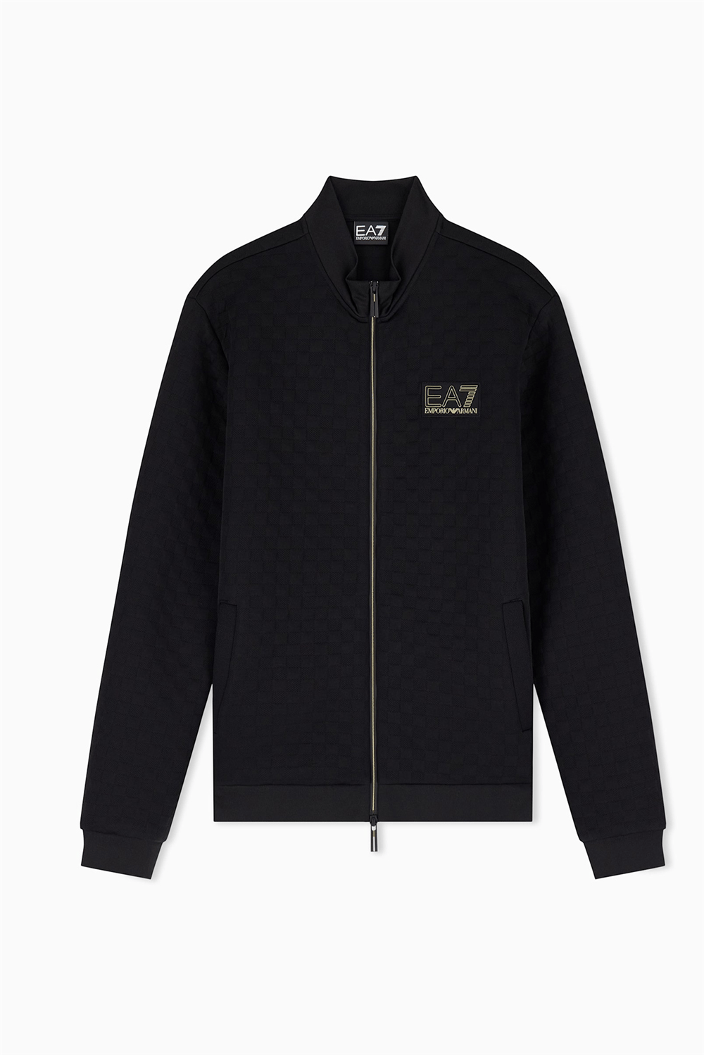 EA7 Erkek Bisiklet Yaka Sweatshirt Siyah